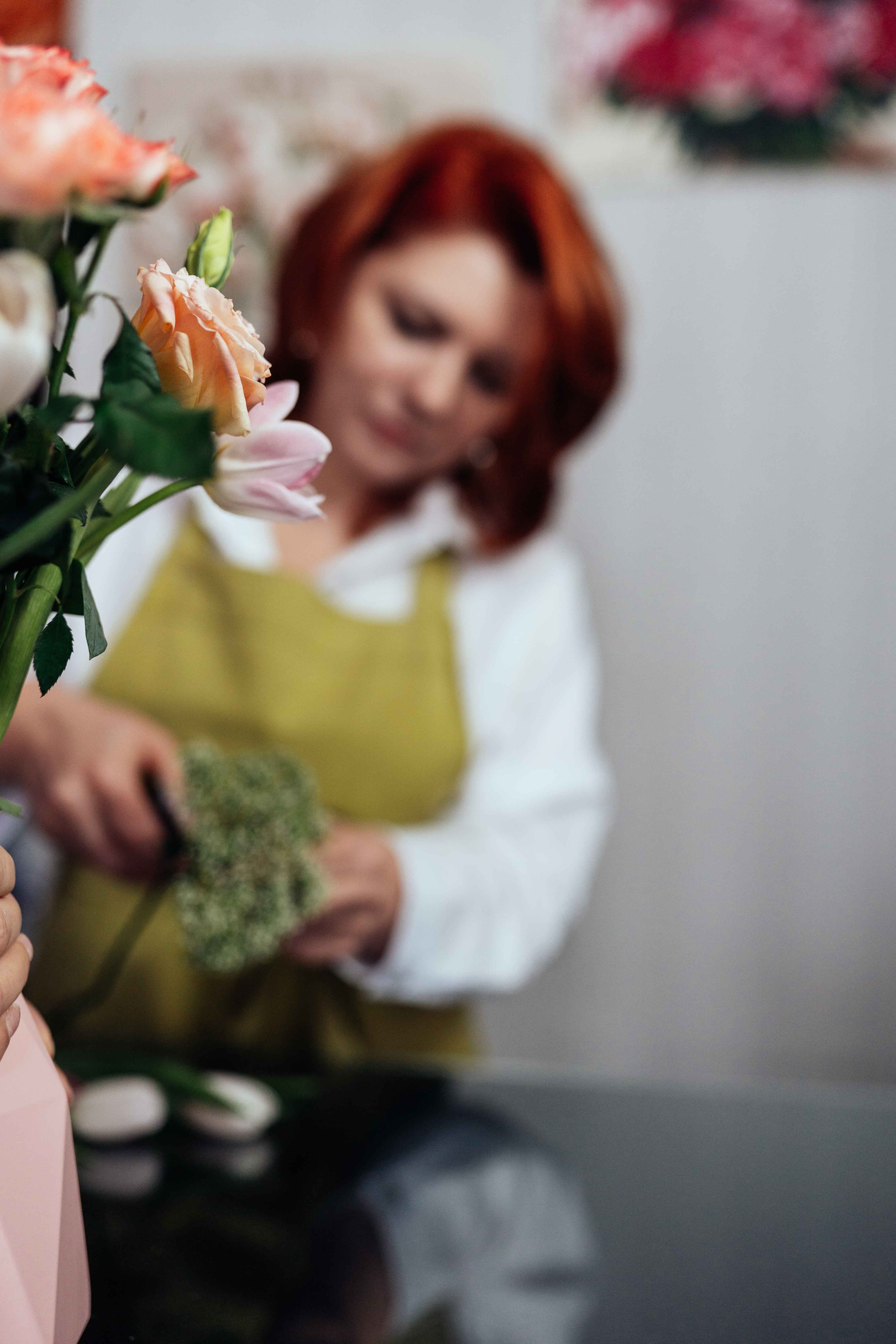 Цветочный магазин. Семейный и контент фотограф в Москве и Троицке Горелова Лизавета