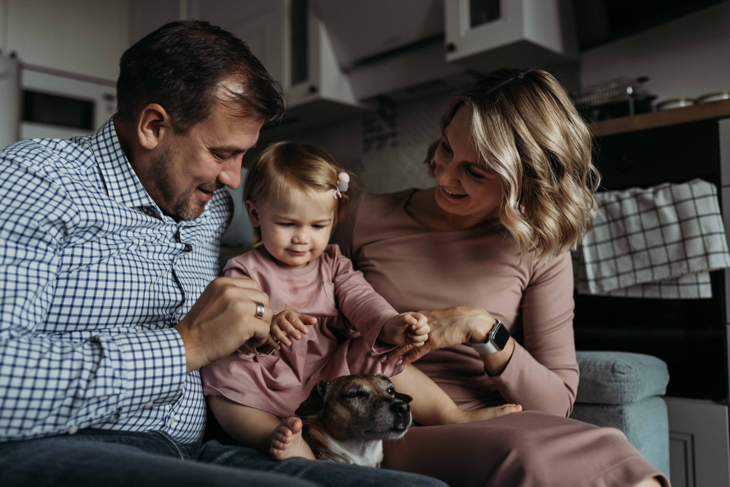 Катя, Илья и малышка Агата. Семейный и контент фотограф в Москве и Троицке Горелова Лизавета