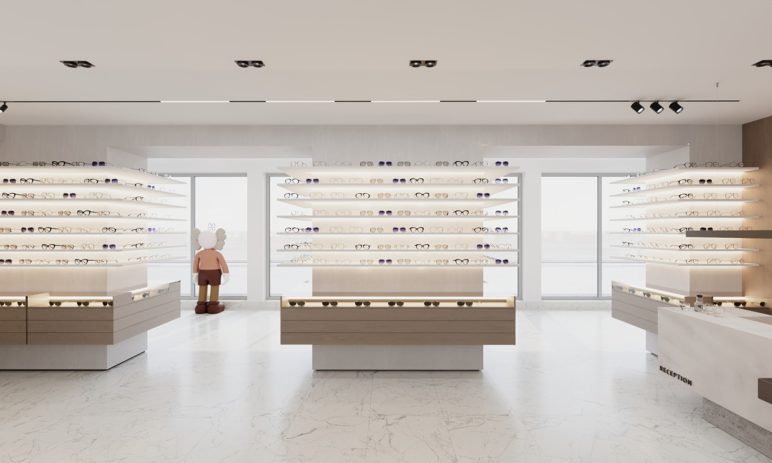 Магазин оптики «Орион». Мансур Гусейнов дизайнер интерьеров г. Махачкала