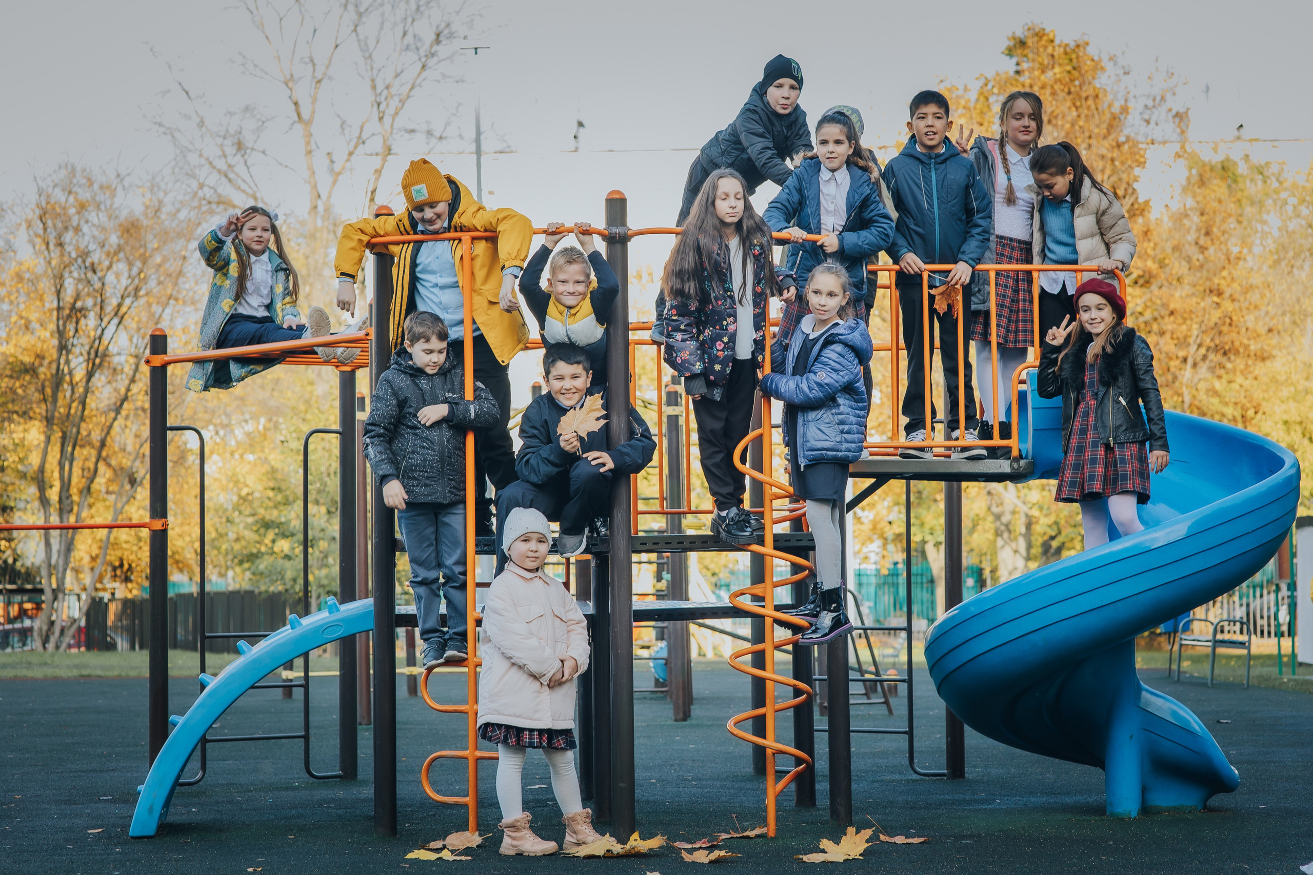 Осенняя съемка 4 класса для Выпускных альбомов. Семейный фотограф в Москве Наталья Чуб, заказать Фотокнигу
