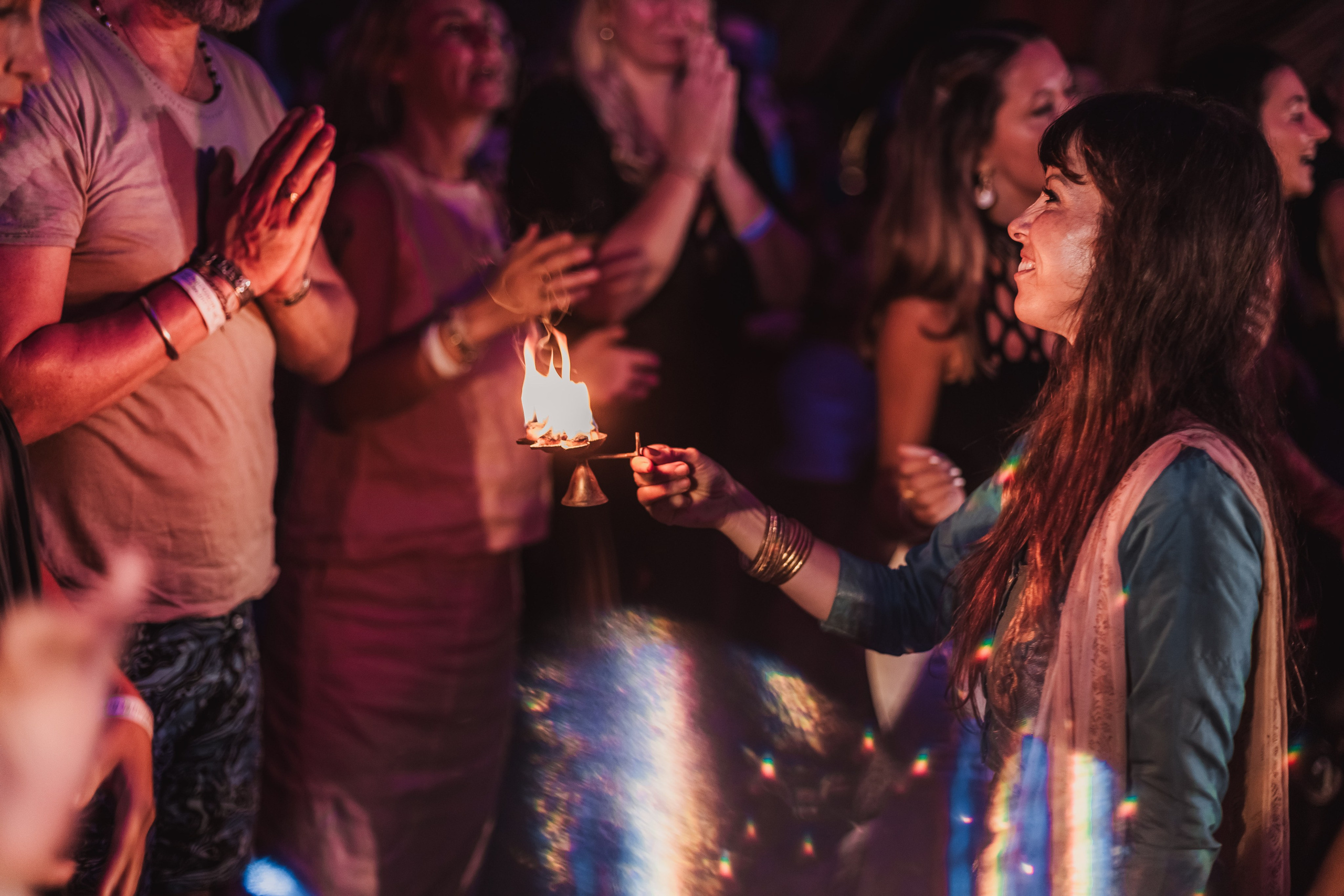 Hanuman Project kirtan at Alchemy april. Mariam Bagdasaryan