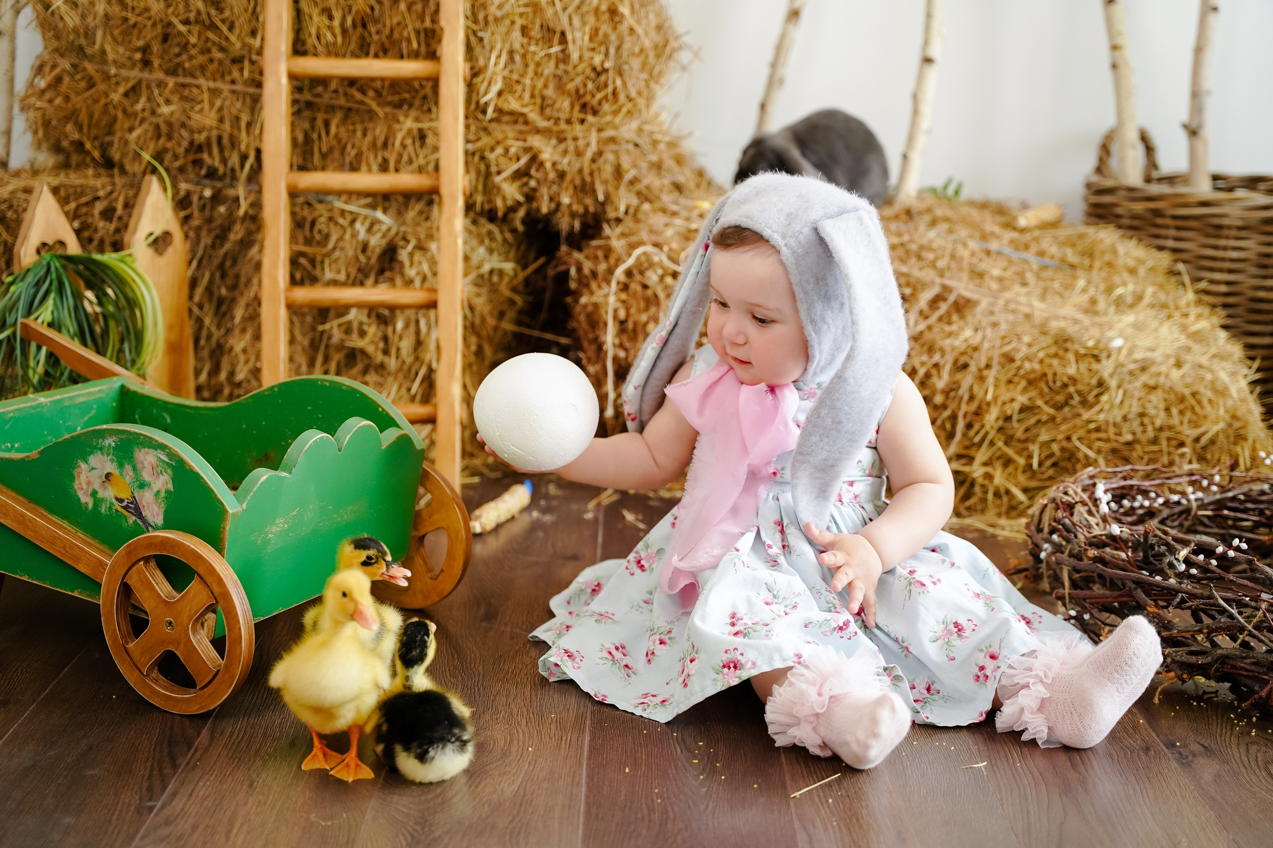 ПРОЕКТ «ПАСХАЛЬНЫЙ» С УТЯТАМИ. Фотограф в Ялте Инна Найден. Детский и семейный фотограф