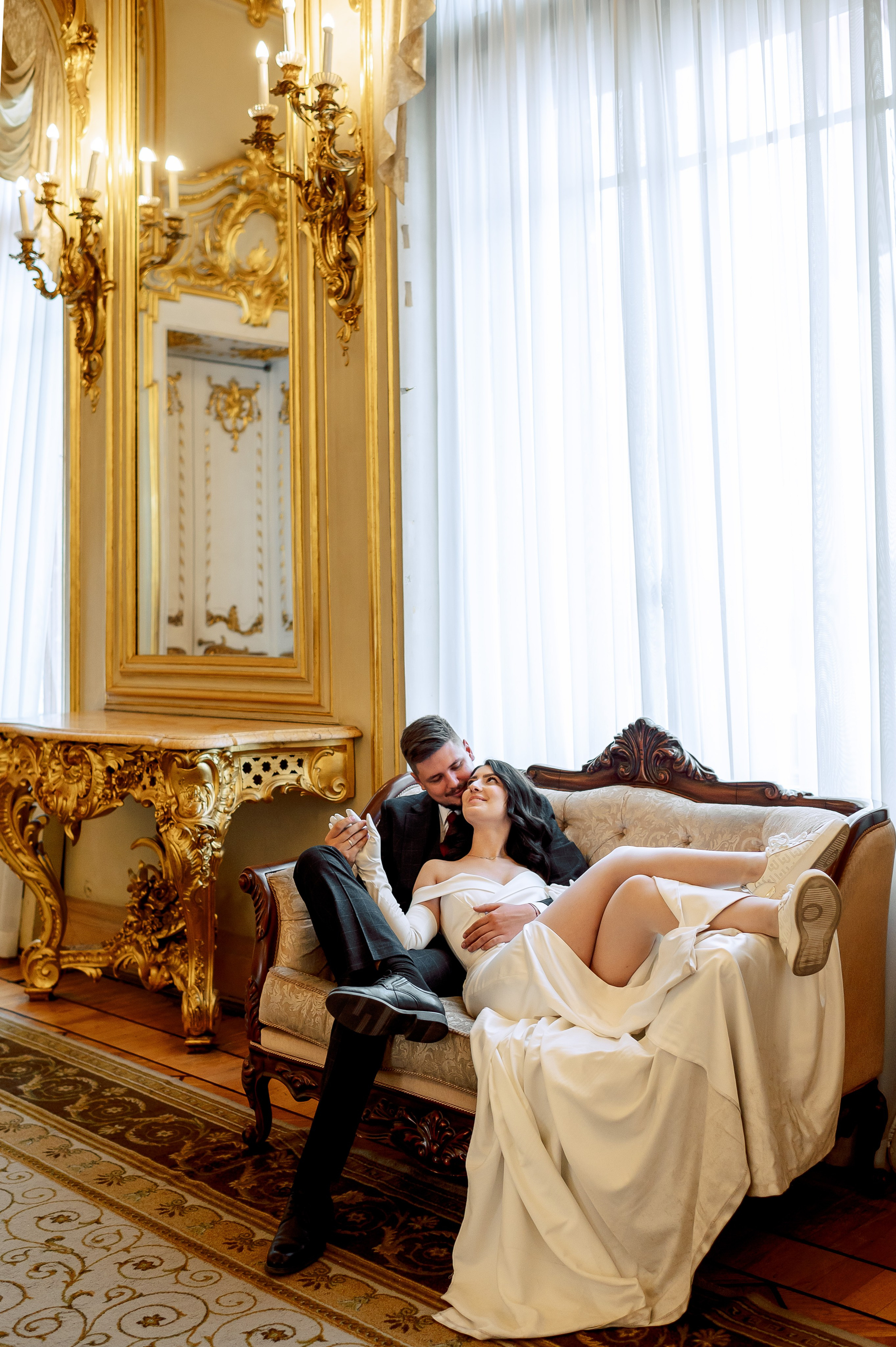 Камерная свадьба в Первом Дворце Бракосочетания №1 на Английской набережной Яны и Евгения. Портретный, семейный и свадебный фотограф в Санкт-Петербурге и в Пушкине Ширяев Денис