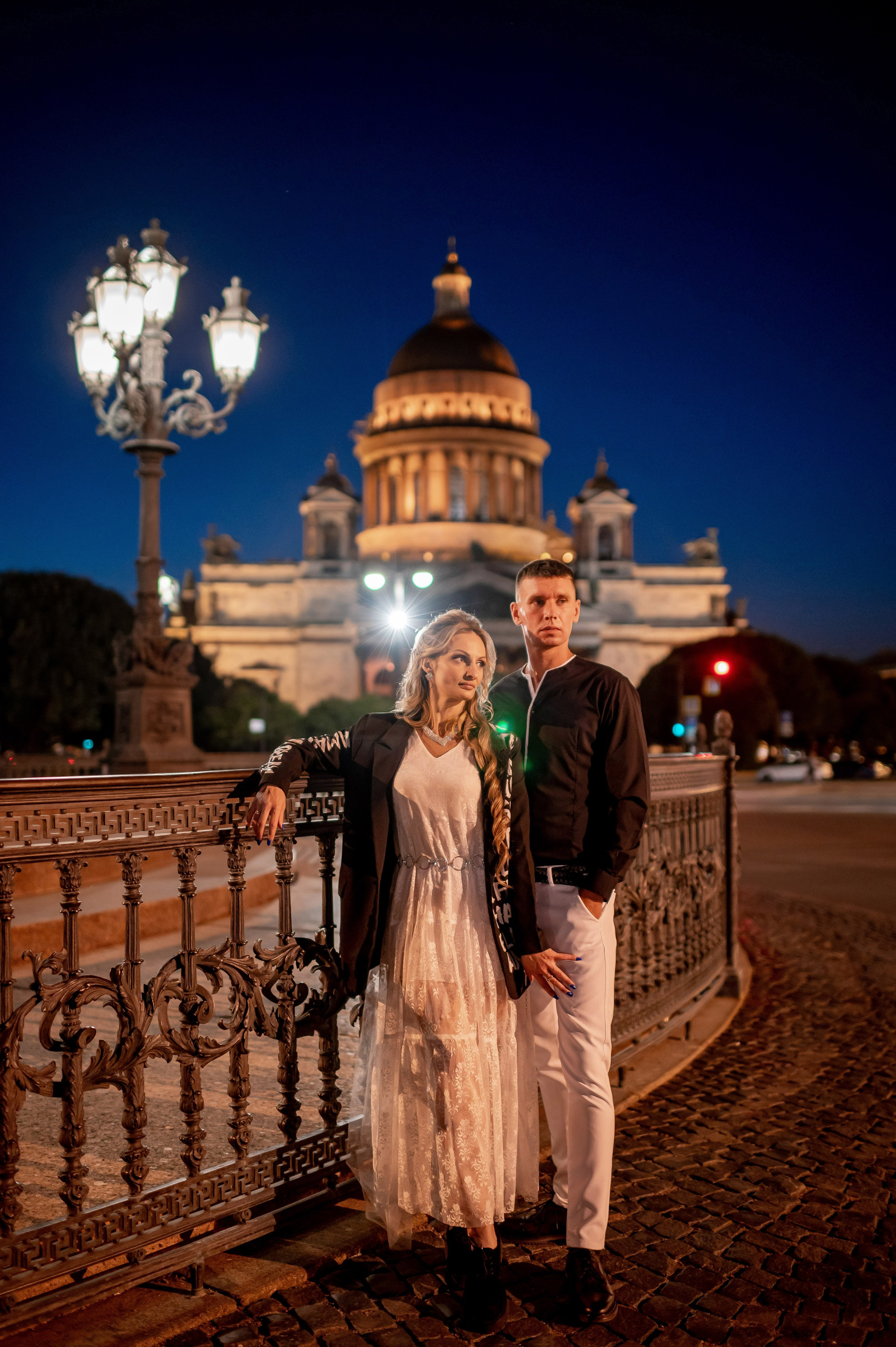 Екатерина и Андрей (свадебная фотосессия в вечернем Петербурге). Портретный, семейный и свадебный фотограф в Санкт-Петербурге и в Пушкине Ширяев Денис