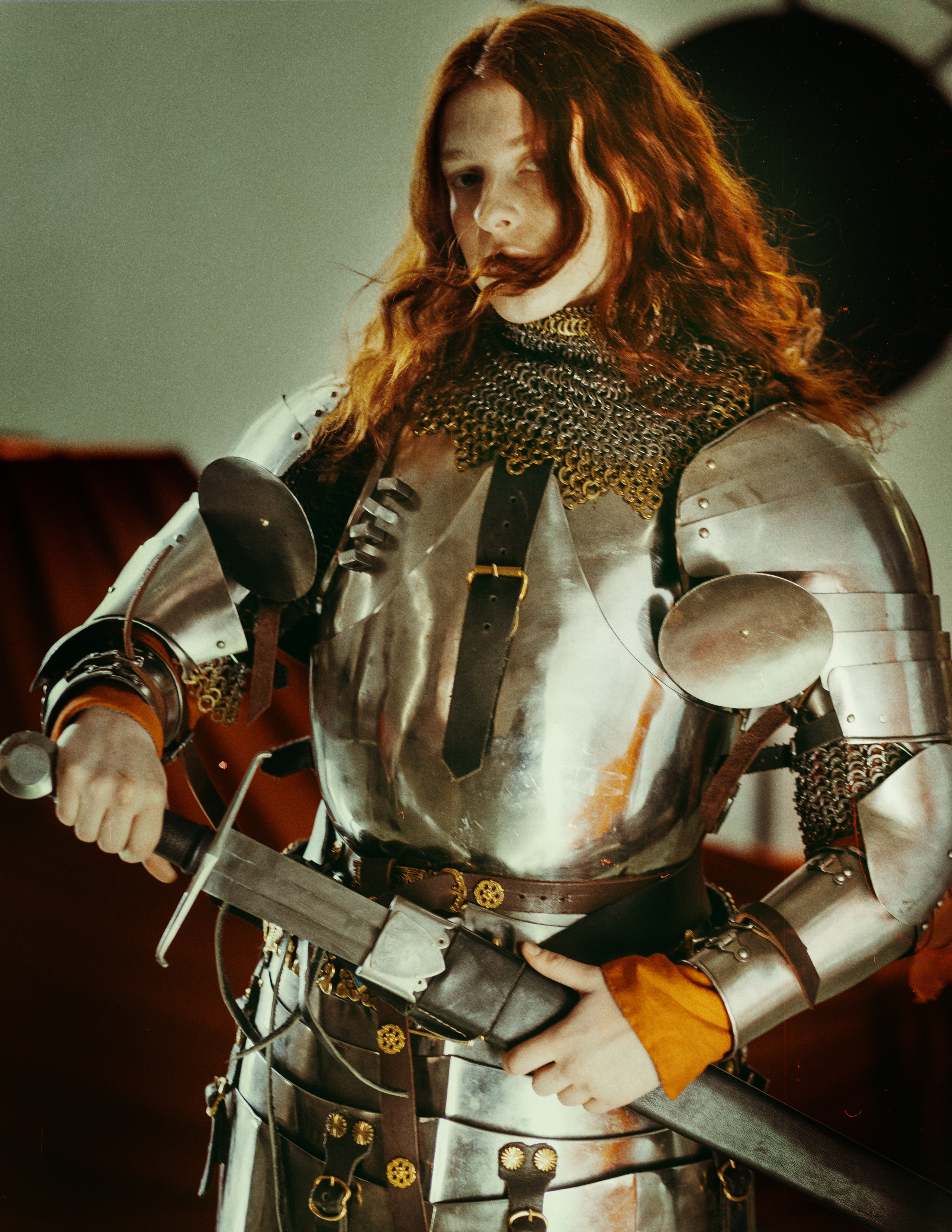 Леди рыцарь — фотосессия в Выборге