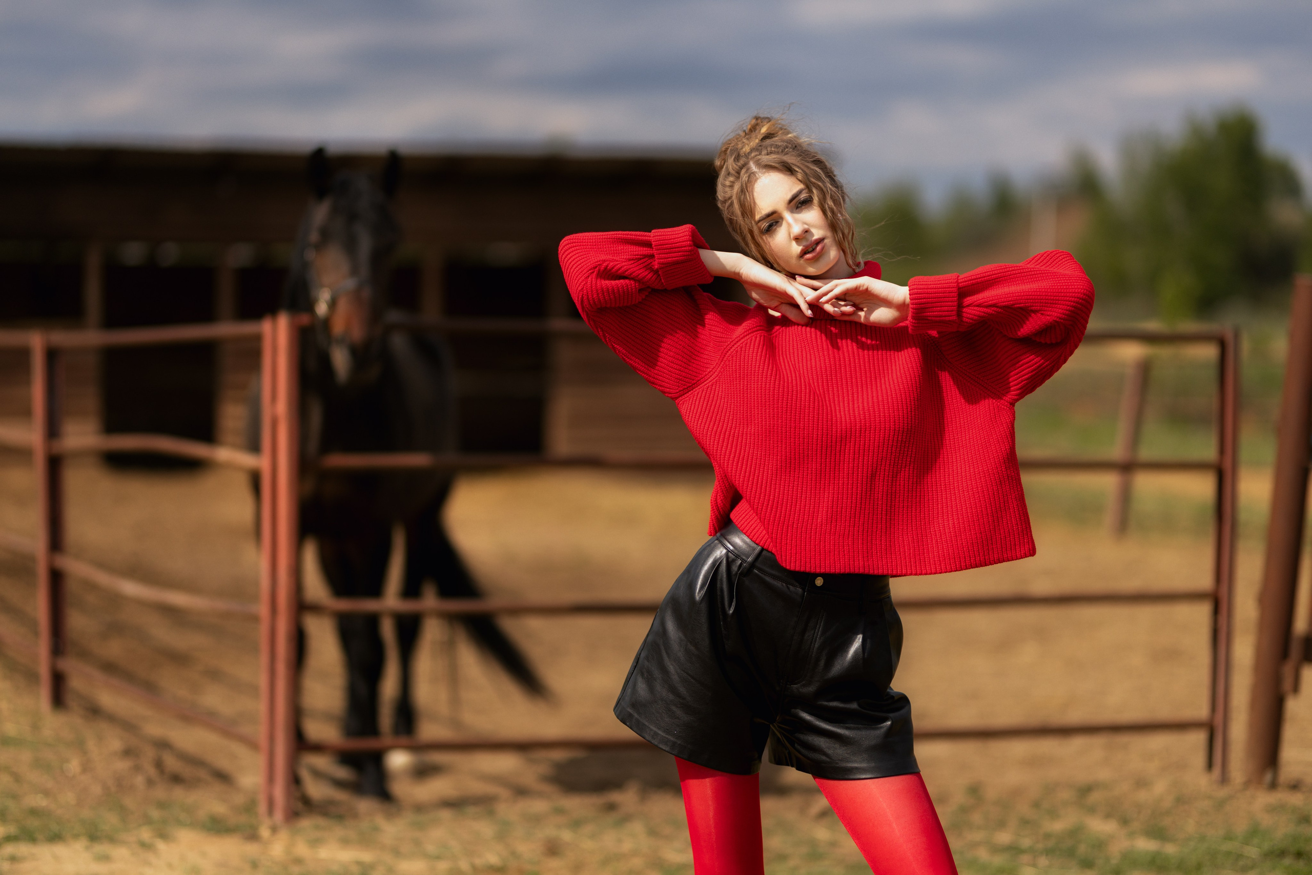 Фотосет с Ксенией в парке Белый колодец в формате для «себя». Дмитрий Шульгин, портретный фотограф в Воронеже