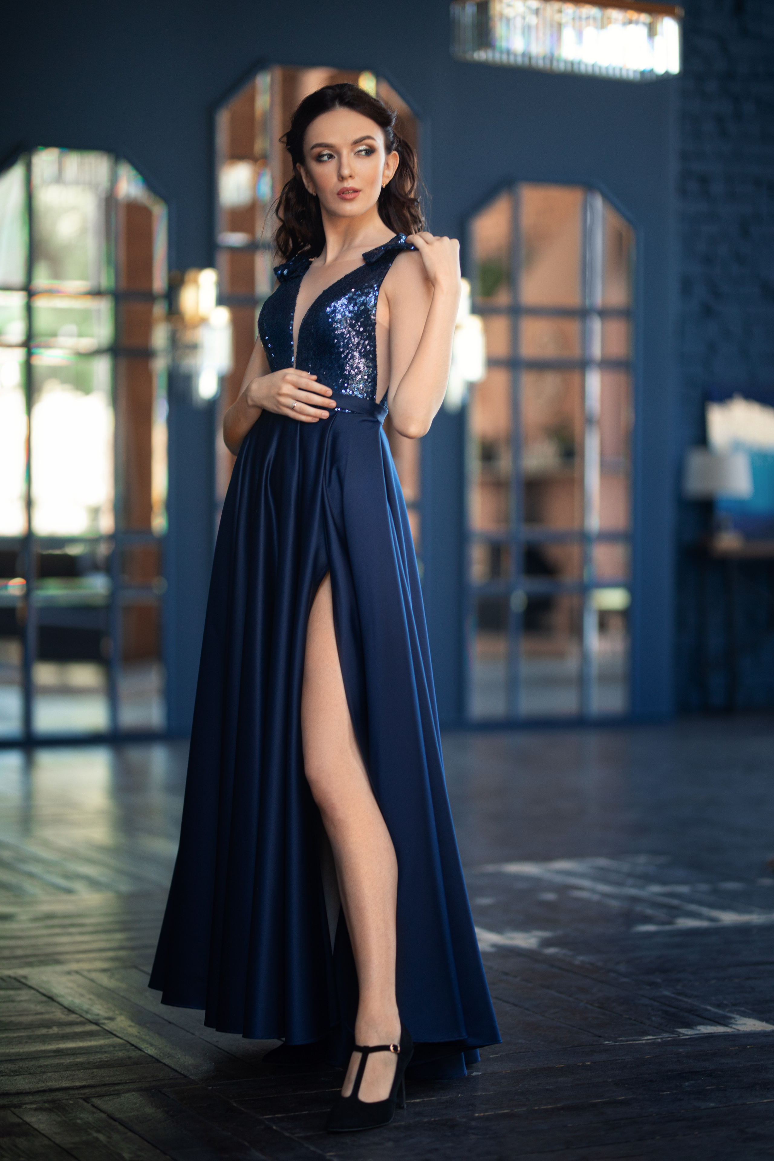 Фотосет с Евгенией в интерьерной студии в формате для «себя»