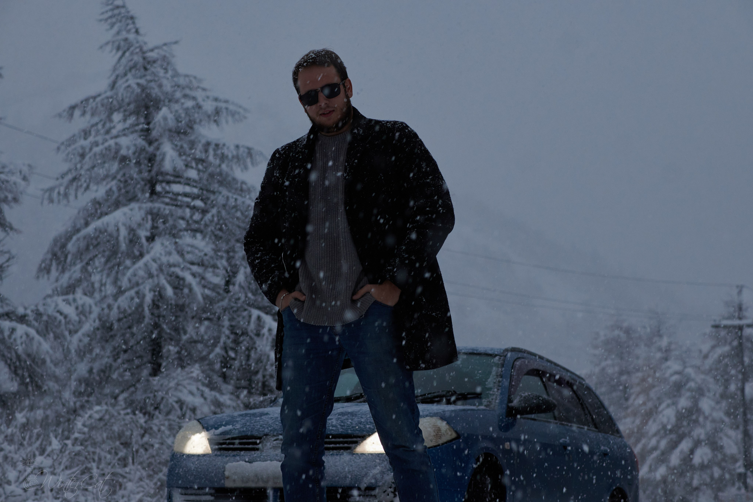 Женя и Снег. Портретный и репортажный фотограф в Магадане Андрей Нефедов WinterCatPhoto