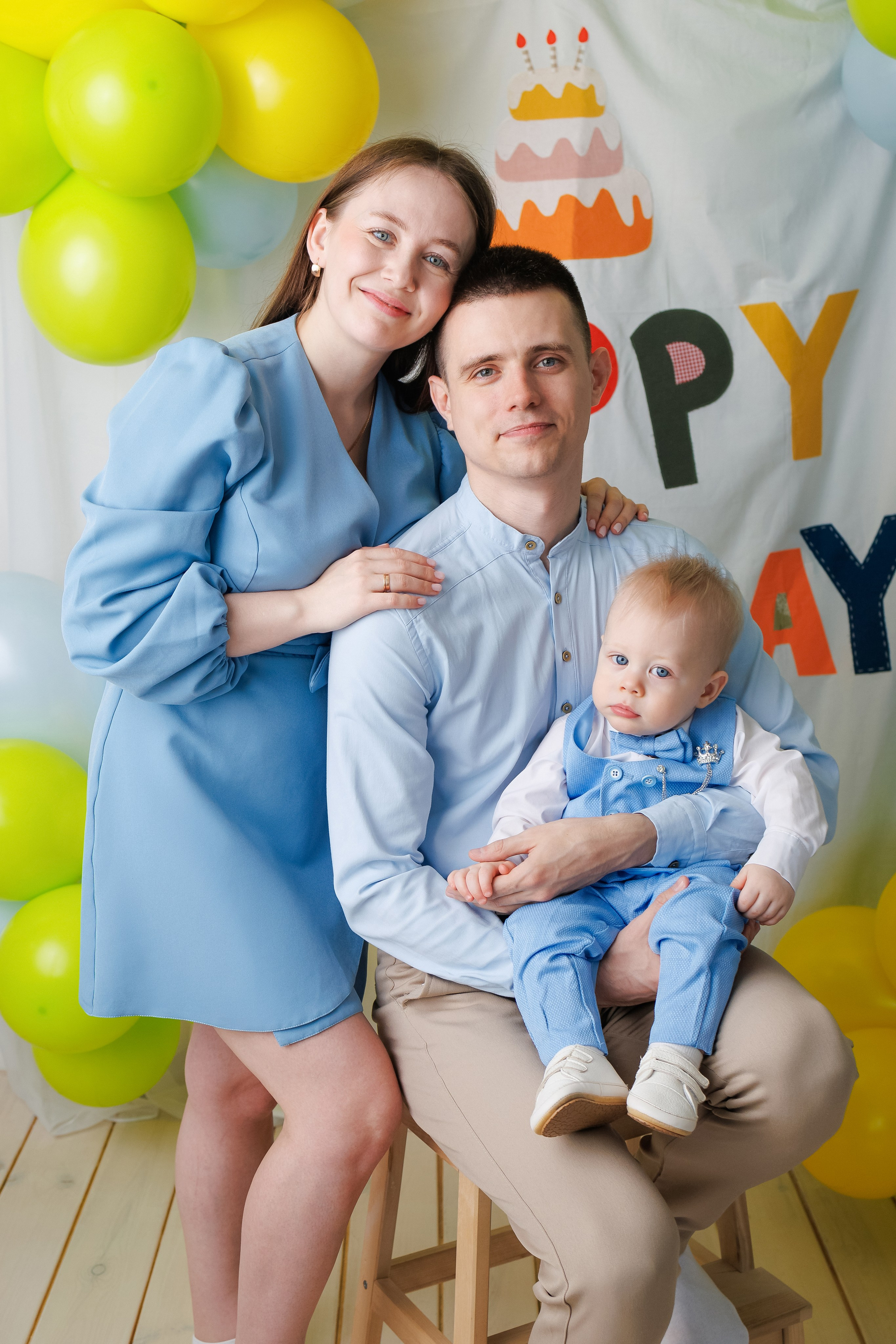 Сашеньке 1 годик. Фотограф новорожденный малышей Новосибирск