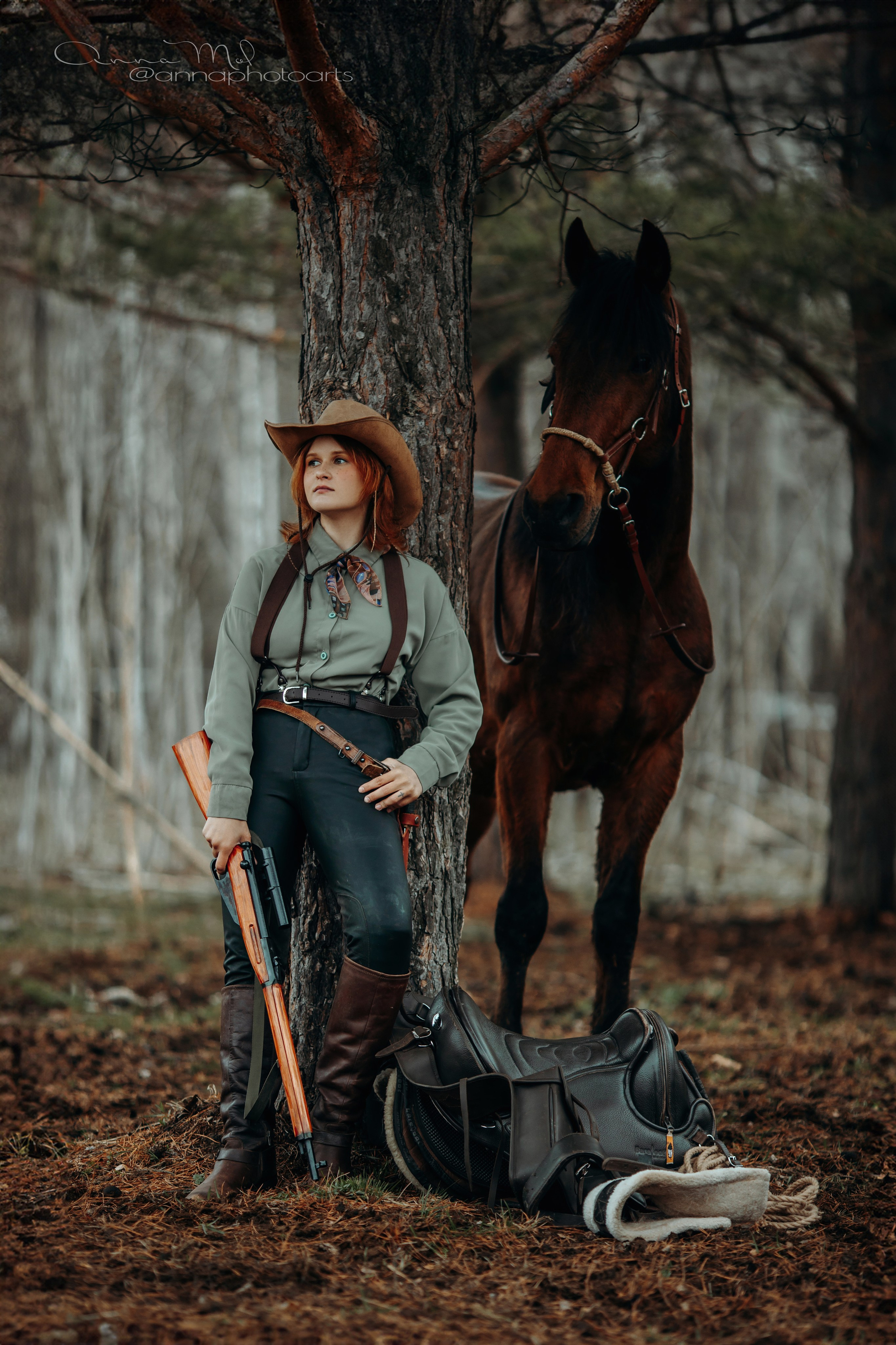 По мотивам любимой игры / РДР2. Анна Молчанова конный фотограф в Тюмени | фотосессии с лошадьми Тюмень
