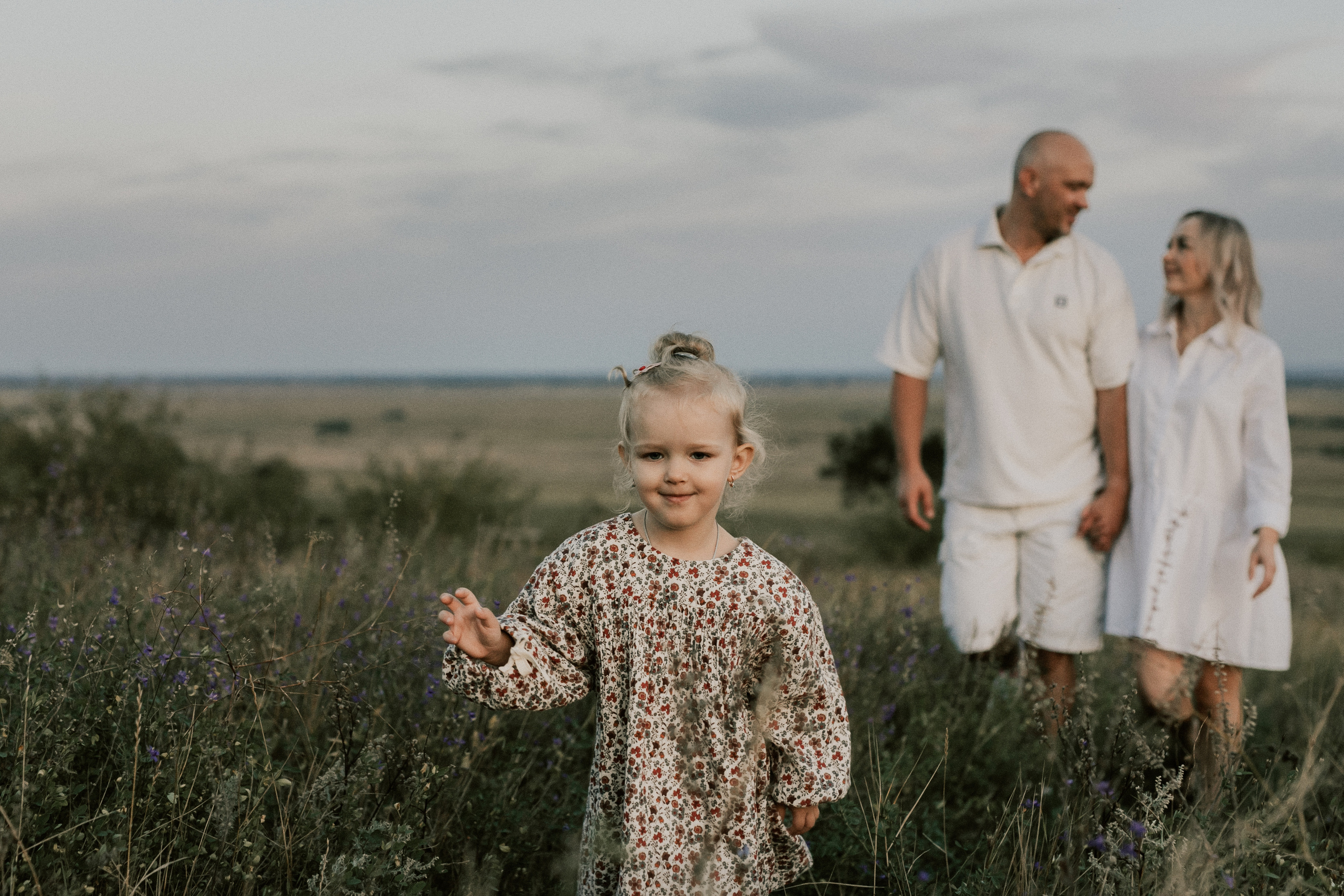Люда и Сергей с малышкой Полиной. Семейный фотограф в г. Ростову-на-Дону Козлова Евгения