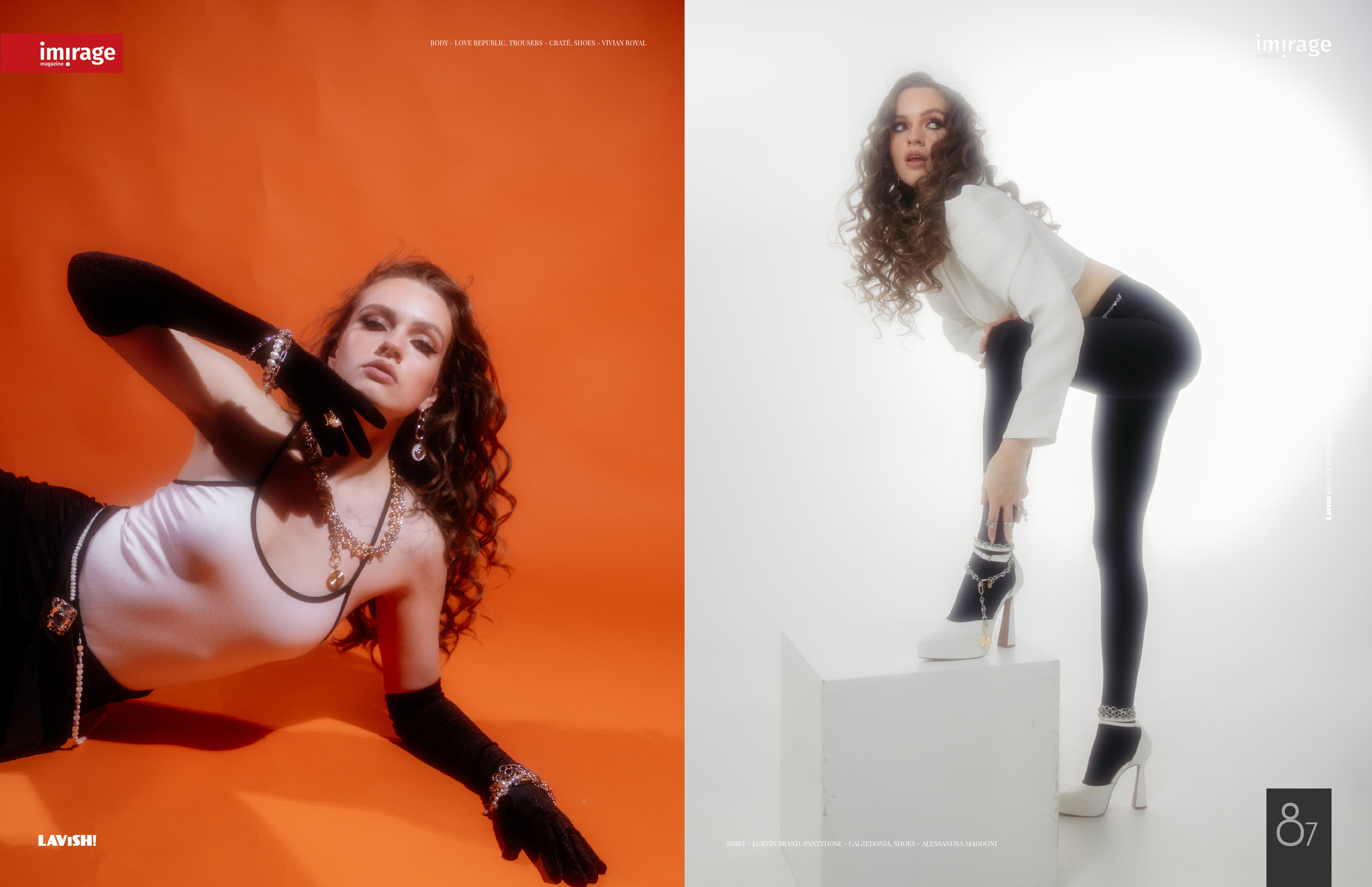 Imirage magazine. Фотограф и ретушёр Мария Гущина