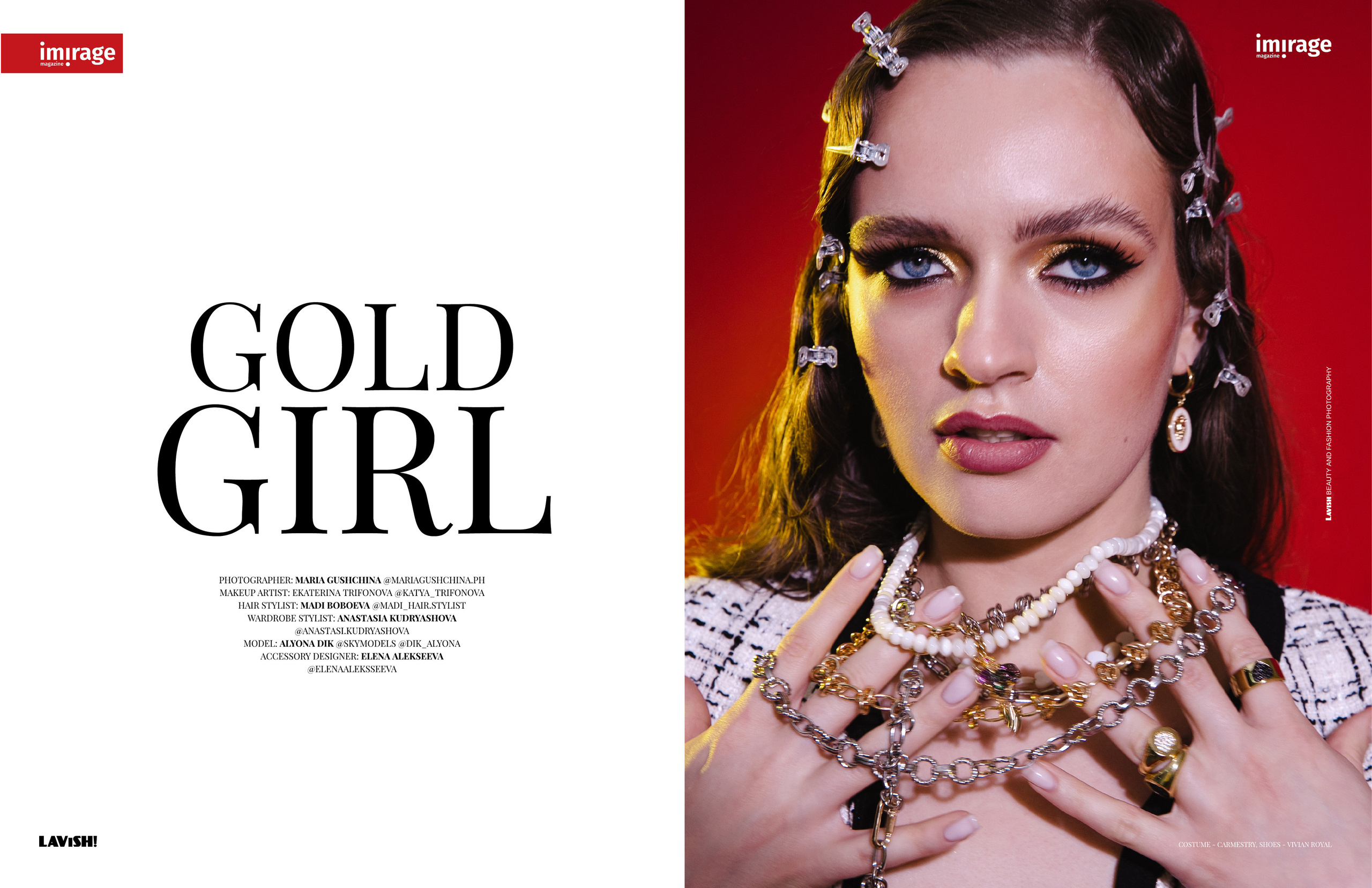 Imirage magazine. Фотограф и ретушёр Мария Гущина