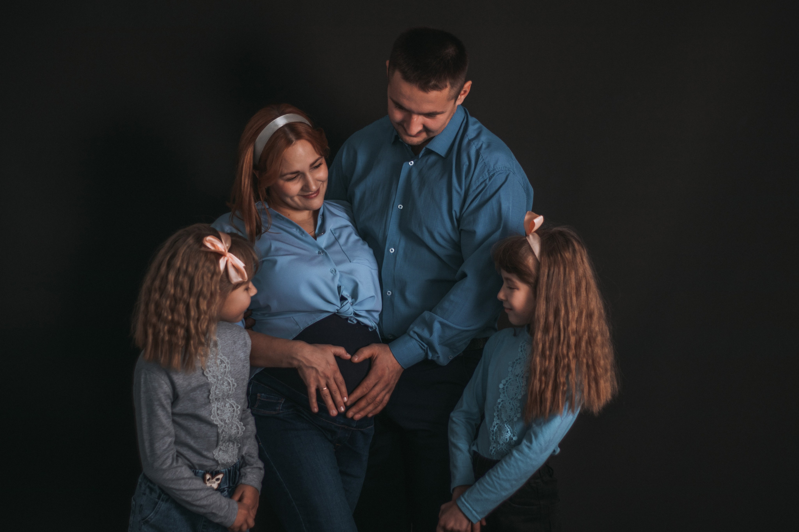 Семейная съемка в студии. Руслана Селиванова семейный, портретный фотограф в Петрозаводске