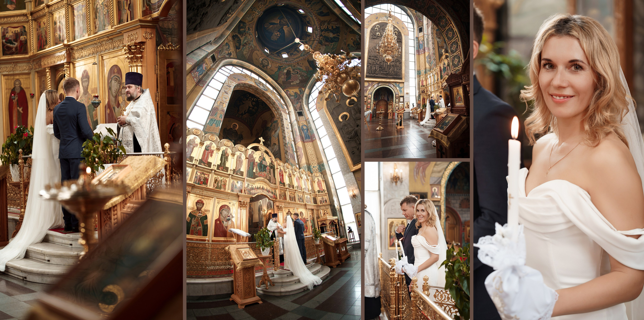 Храм Святого Великомученика Георгия Победоносца на Поклонной Горе, венчание 