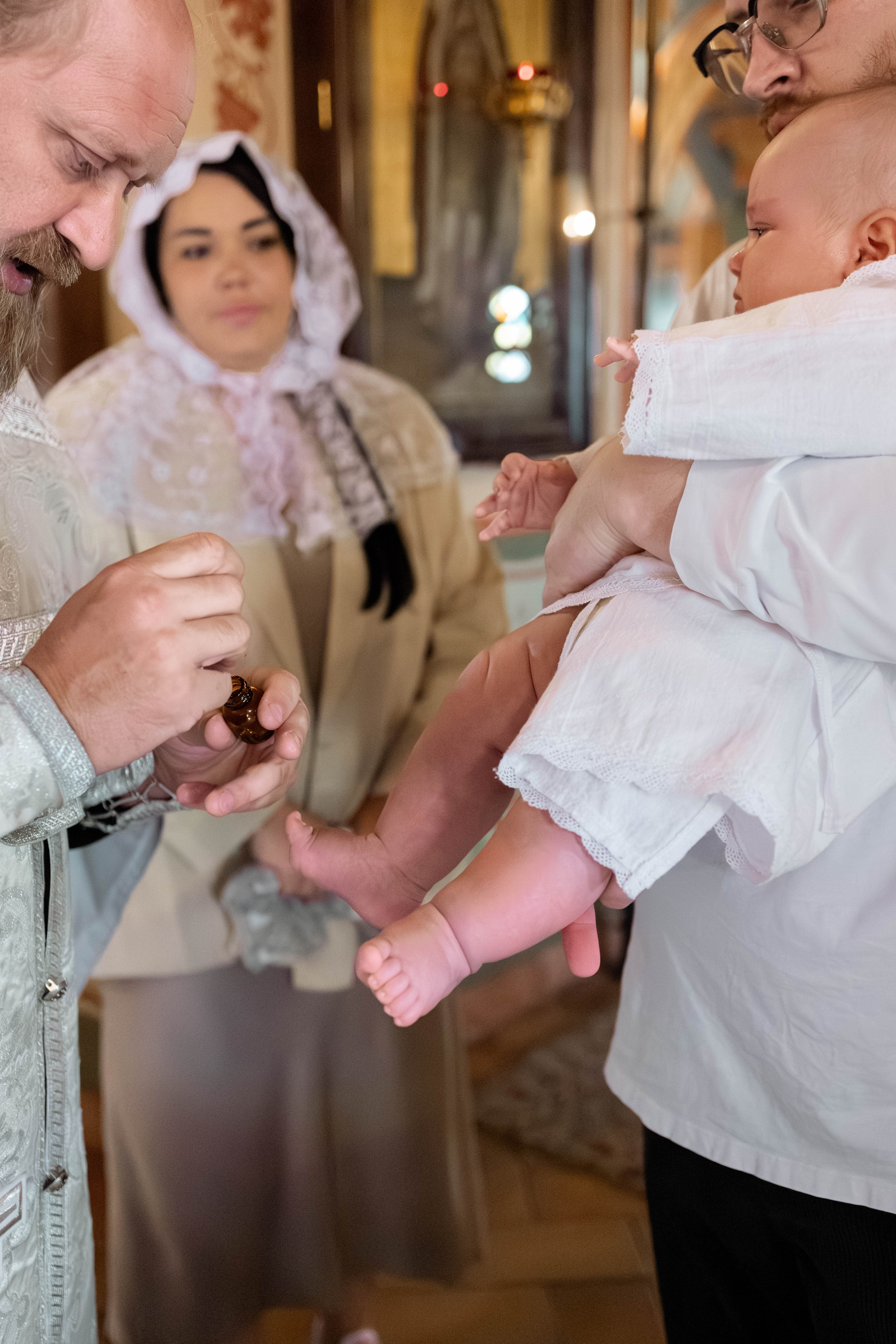 Таинство Крещения Евгения. Фотограф новорождённых Newborn Москва