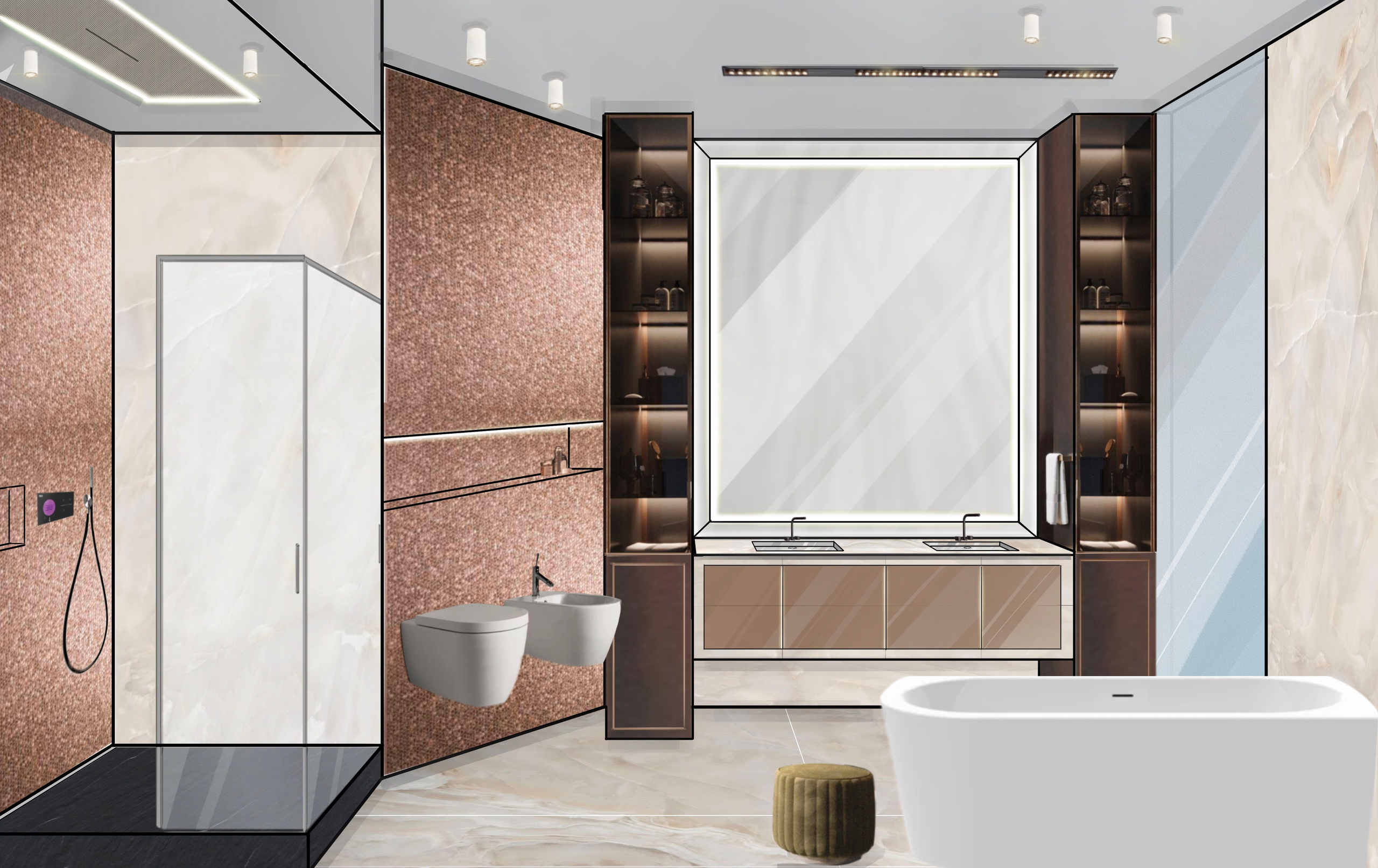 Проект: «Шоколад» в деревне Витенево | Дизайн от Анны Филаретовой