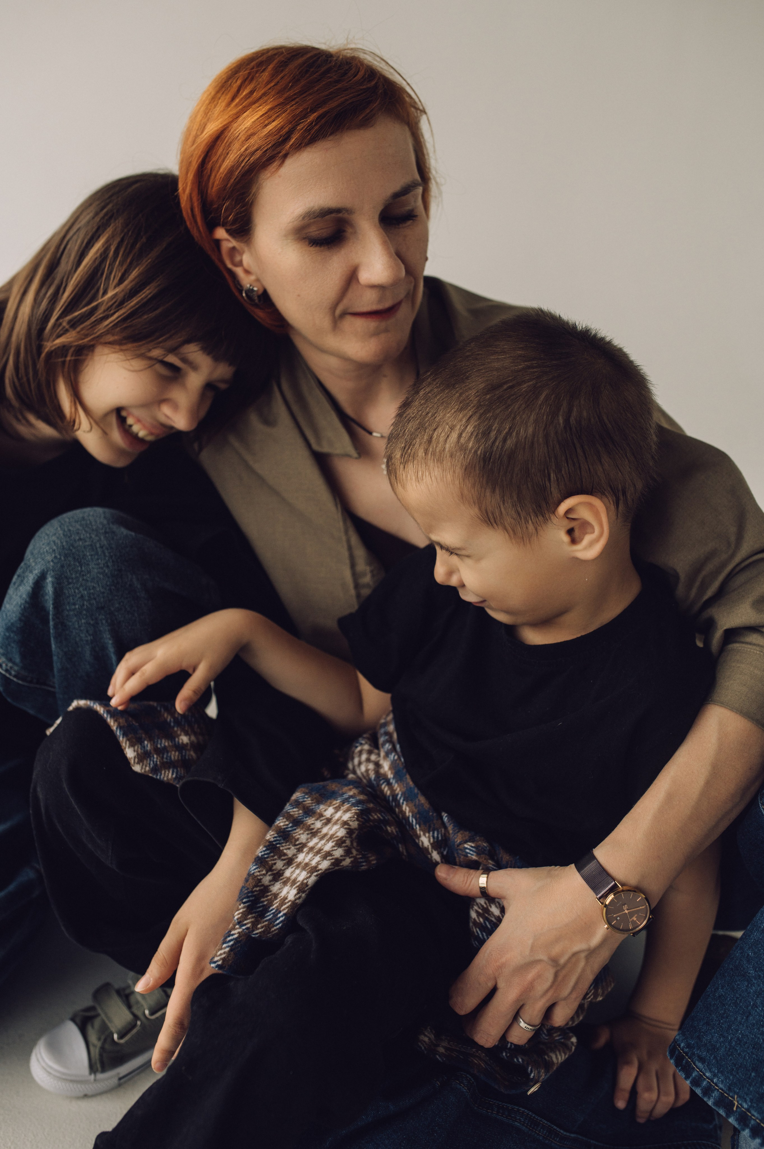 Наташа, Маша и Ванюшка. Фотограф Мария Стрелкова