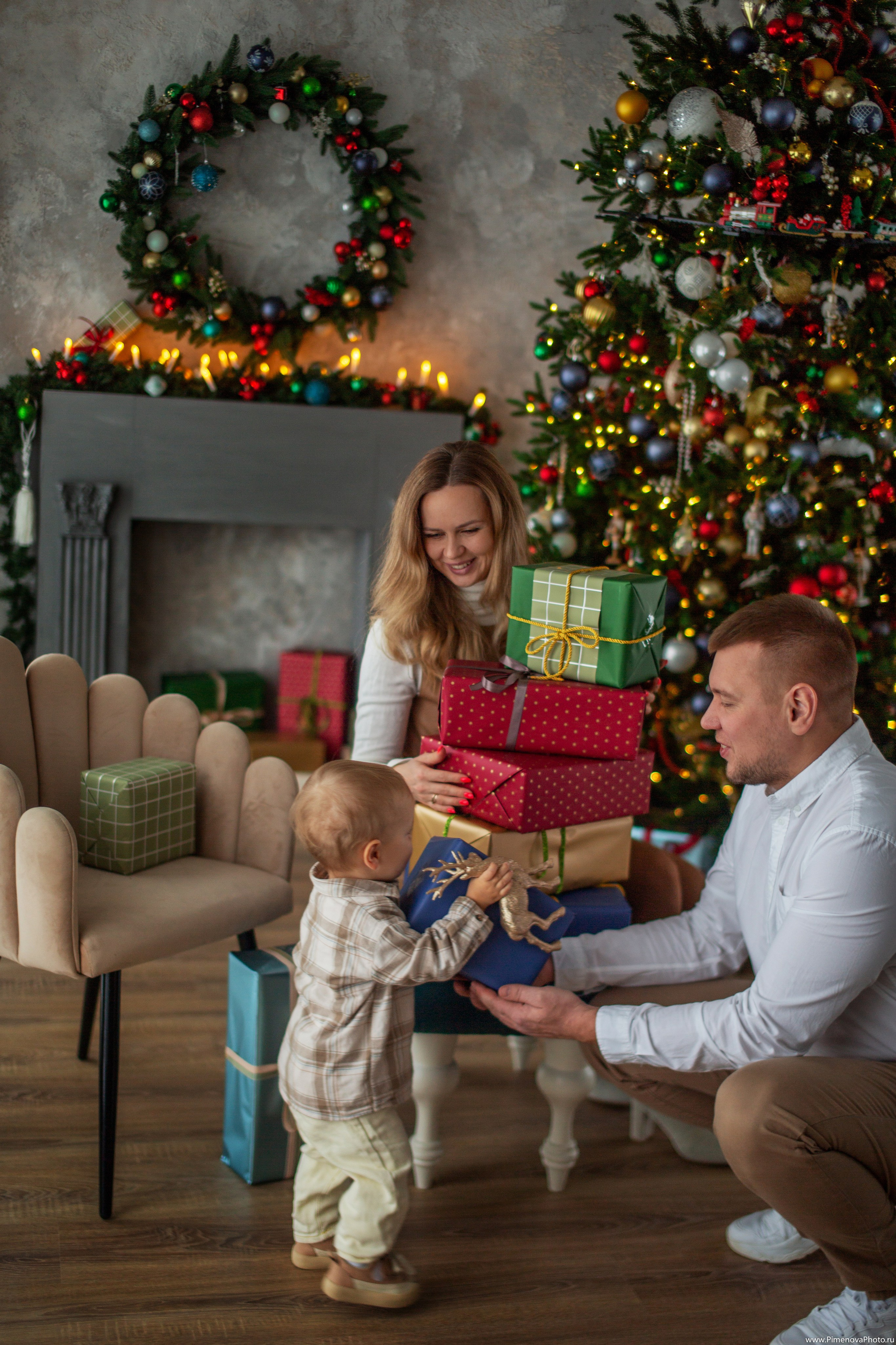 Новогодняя сказка Маркуса, 2024. Семейный и детский фотограф в Петрозаводске