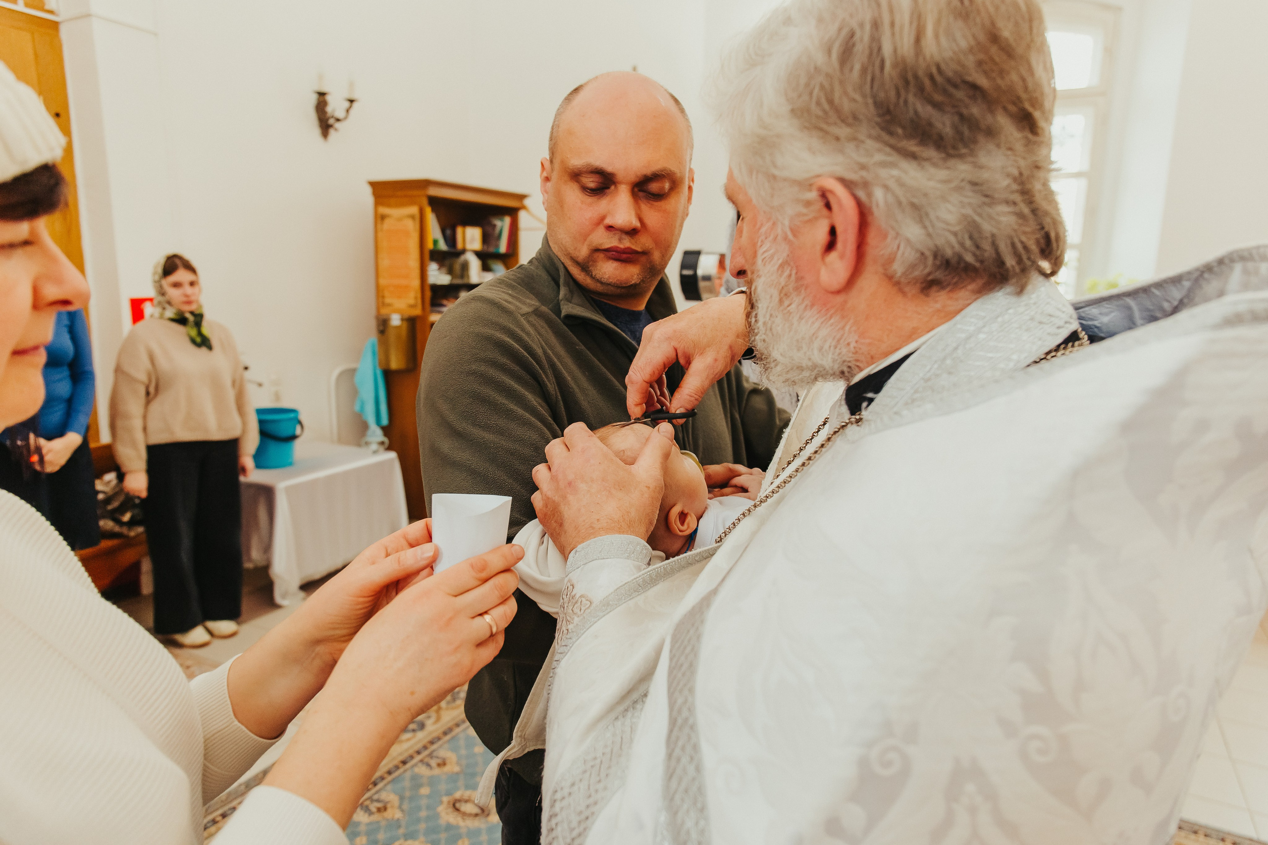 Фотосъемка крещения ребенка. Фотограф новорожденных и детский в Сергиевом Посаде Кругликова Юлия