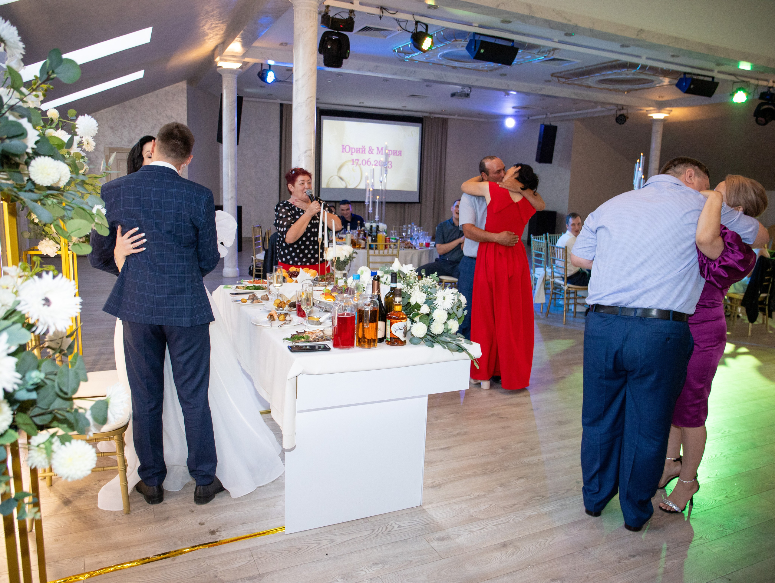 Свадебный банкет. Свадебный и семейный фотограф в Москве Мила Широких