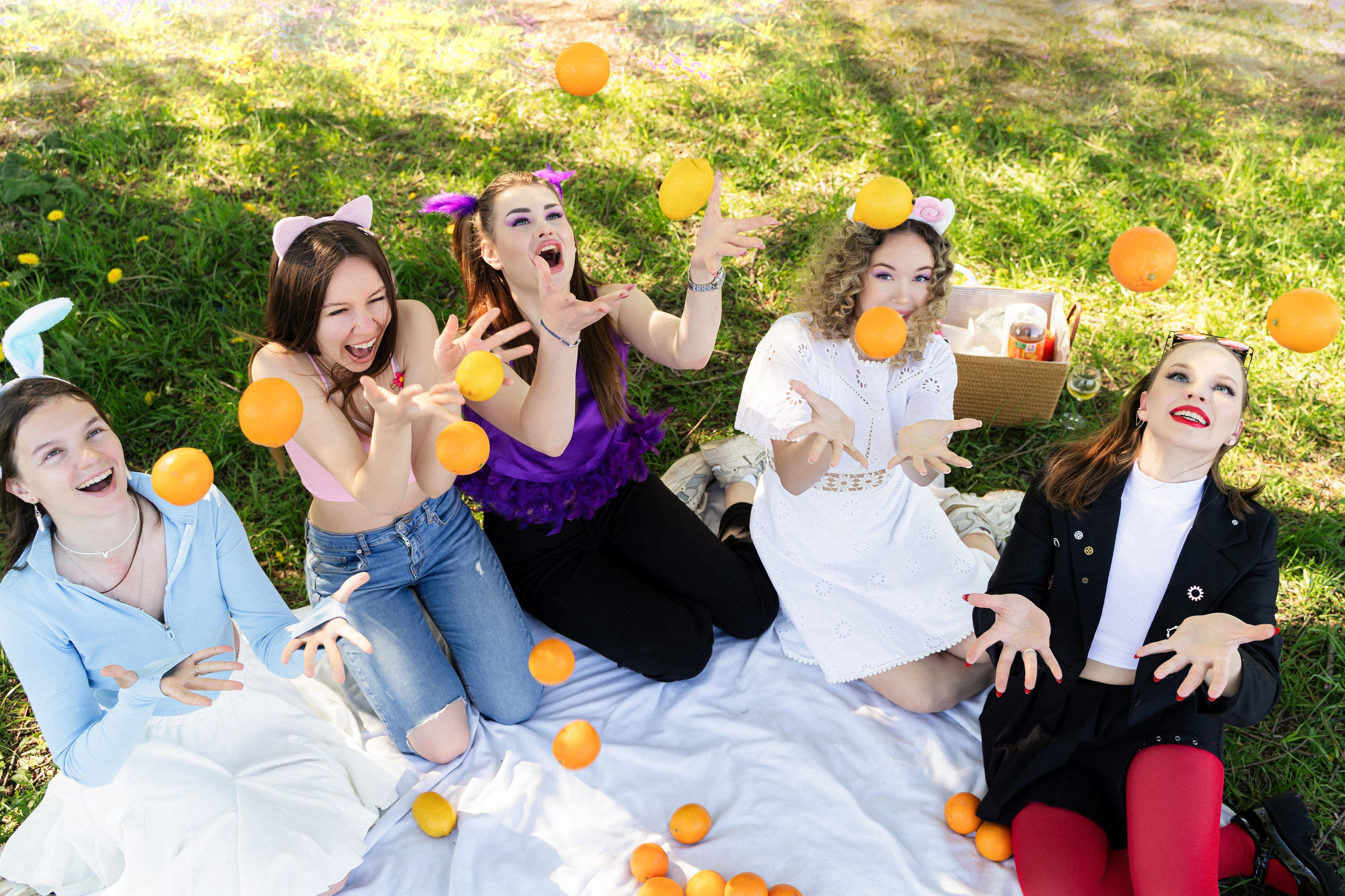 Пикник с подругами. Фотограф Алина Филимонова Тверь