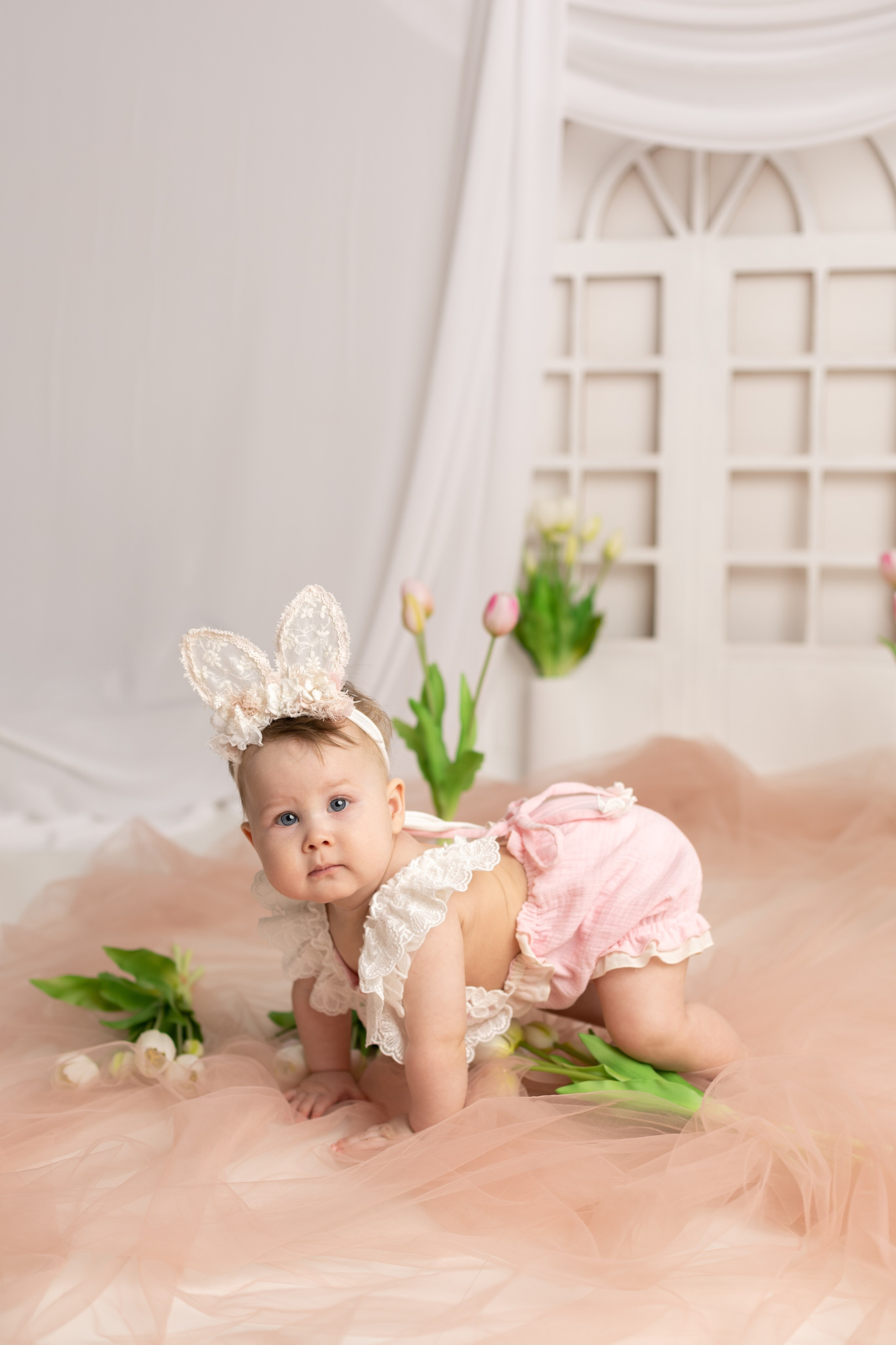 Весенний фотопроект для детей с рождения до года. Фотограф новорожденных, детский фотограф в г. Оренбурге Екатерина Козлова