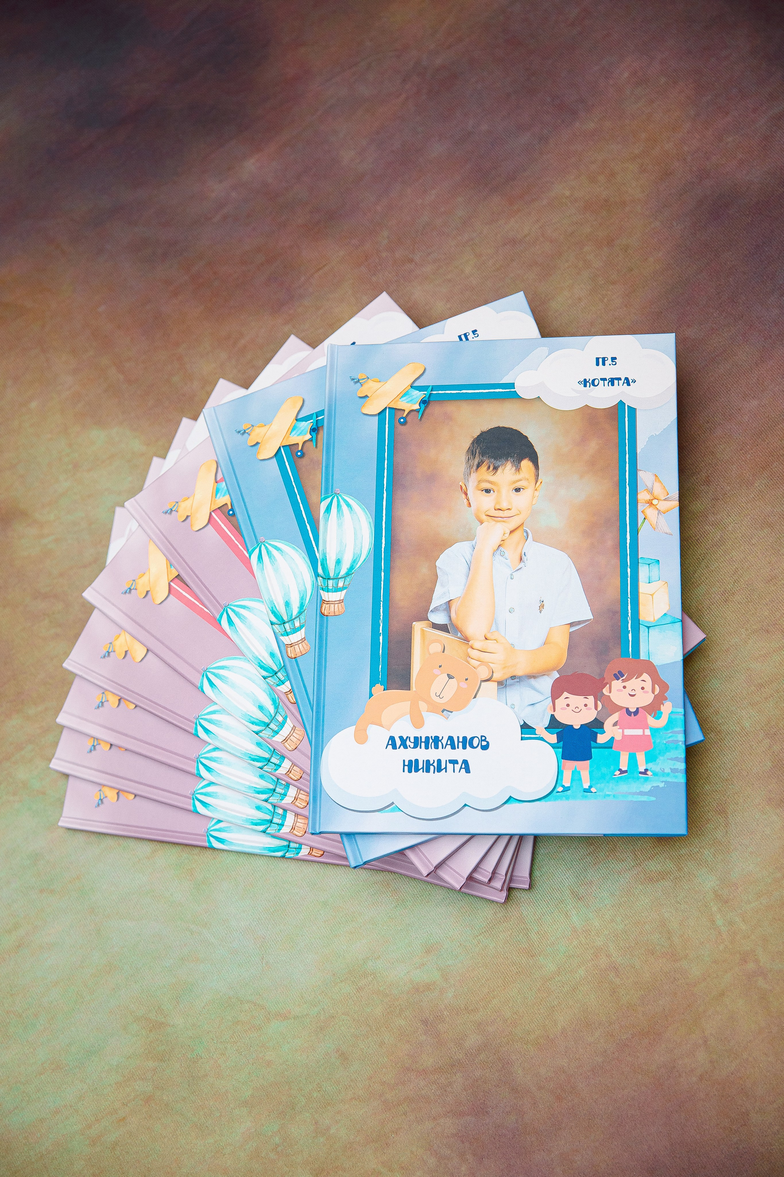 Выпускные альбомы_детский сад. Семейный и детский фотограф в Москве Тихонова Ксения