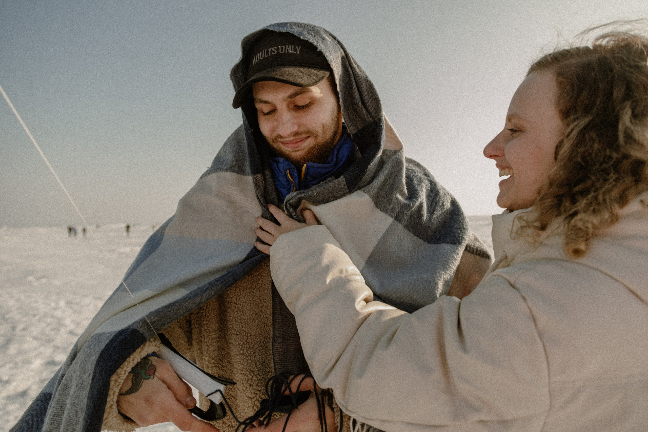 Зимняя фотосъемка пары: Андрея и Ани в Санкт-Петербурге
