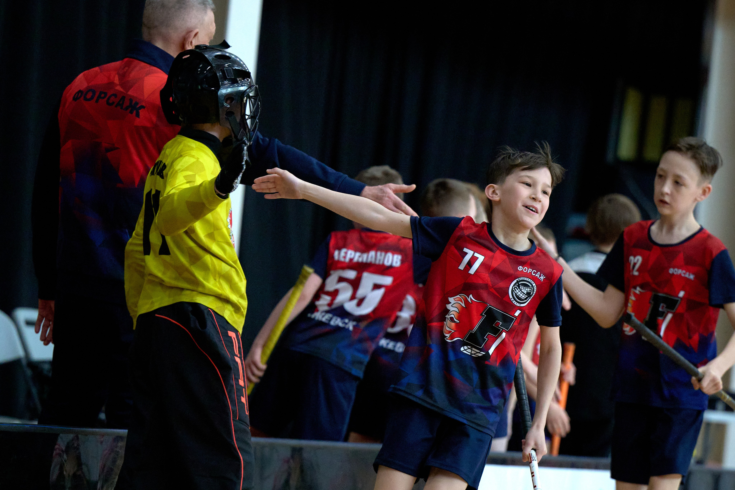 Турнир по флорболу 2025 Ника в Ижевске. Спортивный репортажный фотограф в Ижевске Сергей Мерзляков