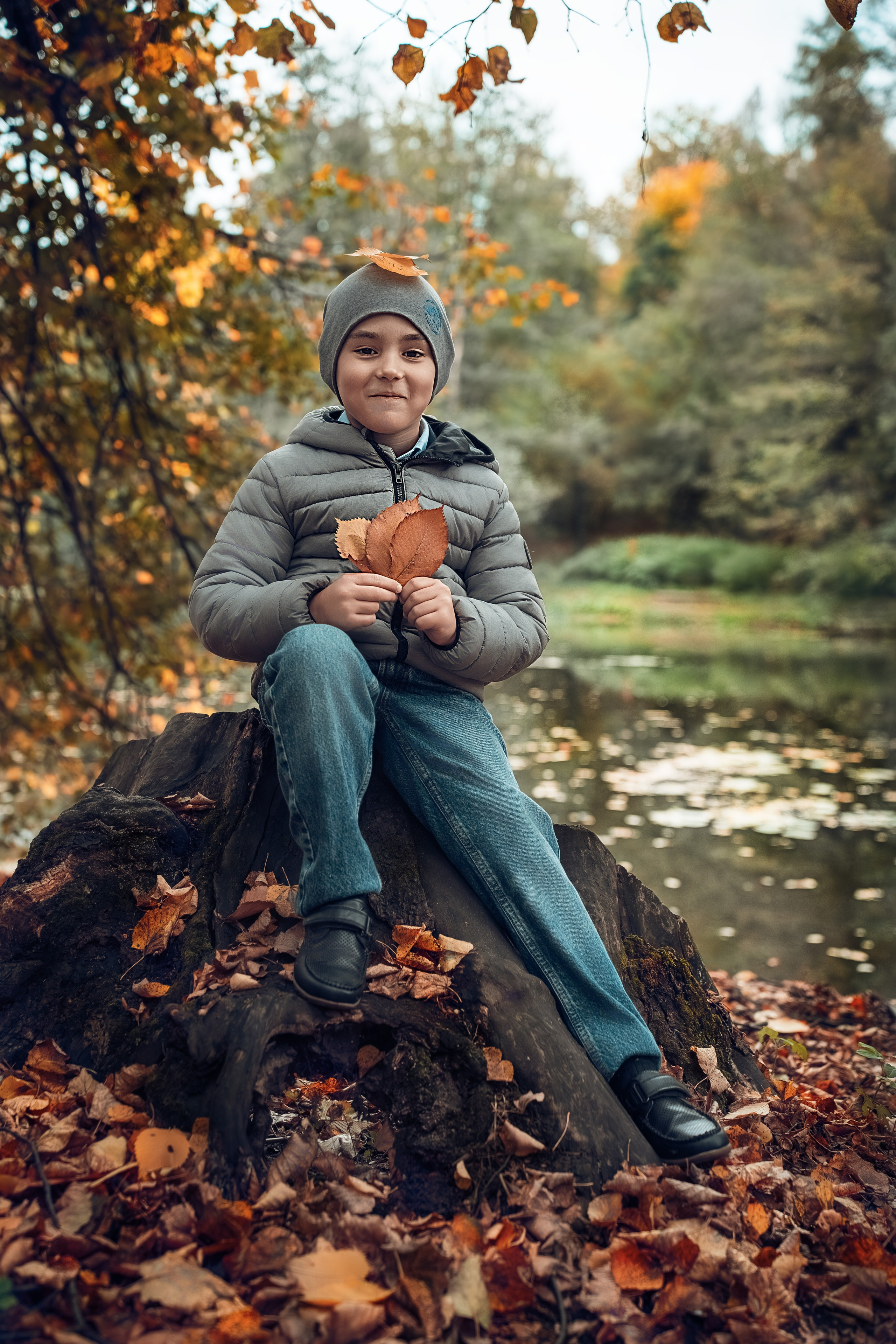 Семейный фотограф в Москве | Фотосессия семьи с детьми Юлия, Дмитрий и Костя