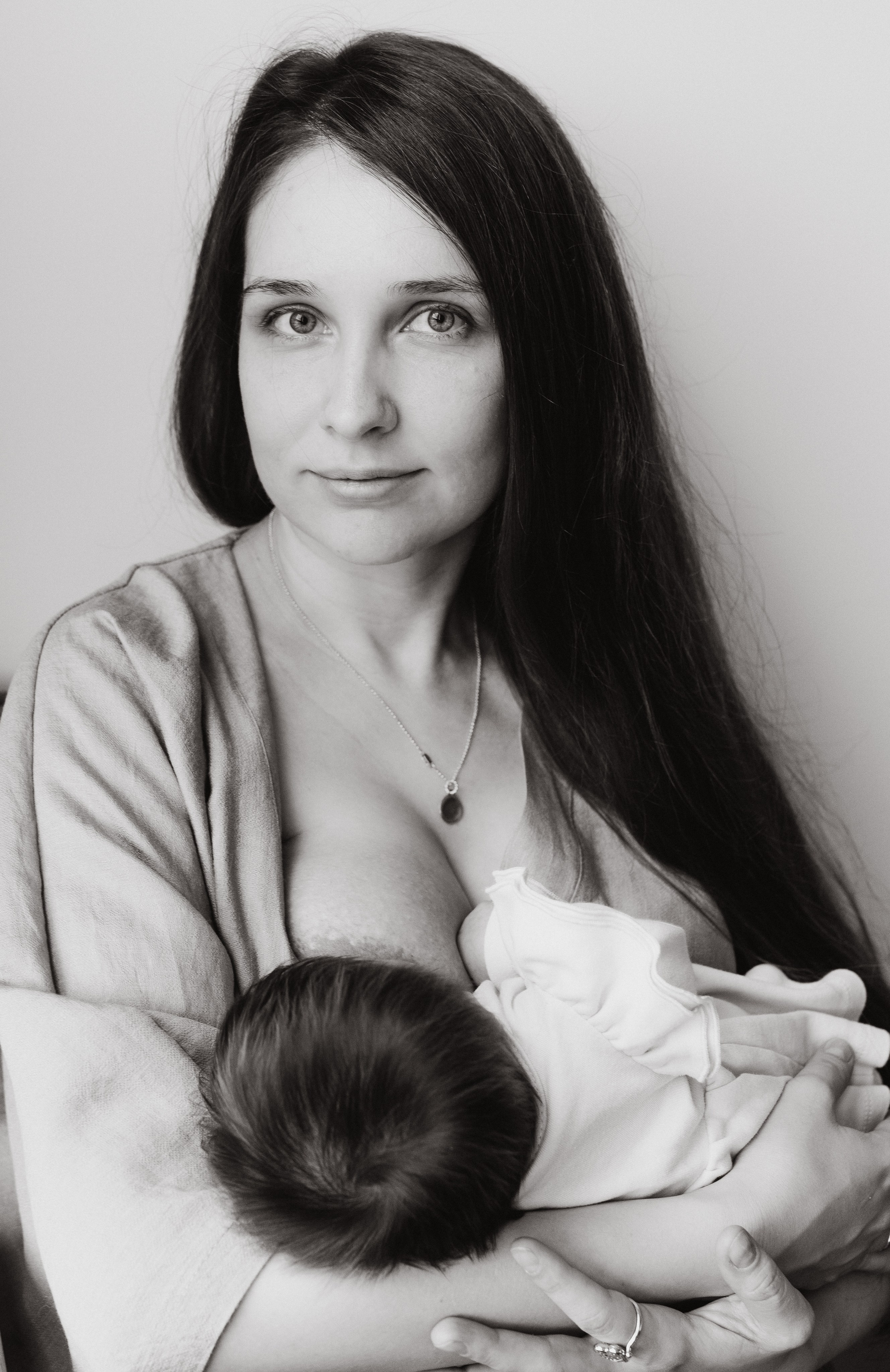 Василисе 1 месяц. Семейный, ньюборн фотограф, фотограф на роды в Москве, Виктория Тюльдюкова