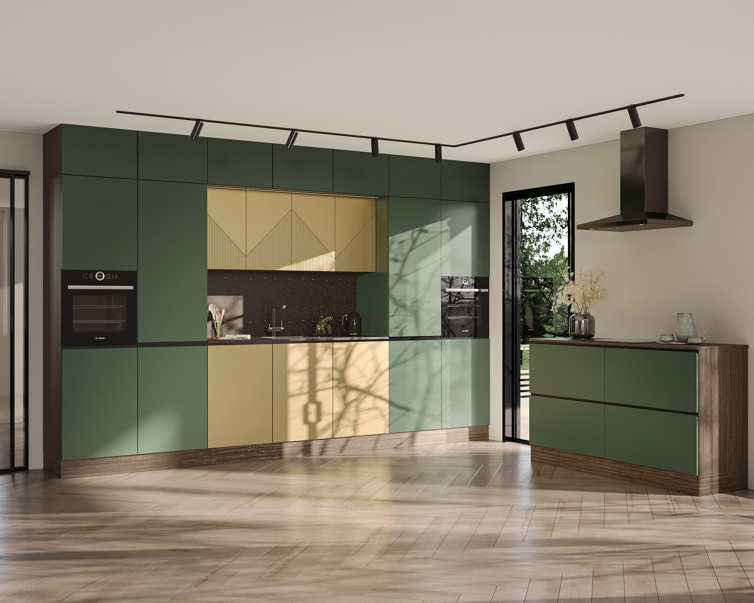 MKR кухонные гарнитуры (предметная 3D визуализация). Королёва Анастасия | 3D визуализатор