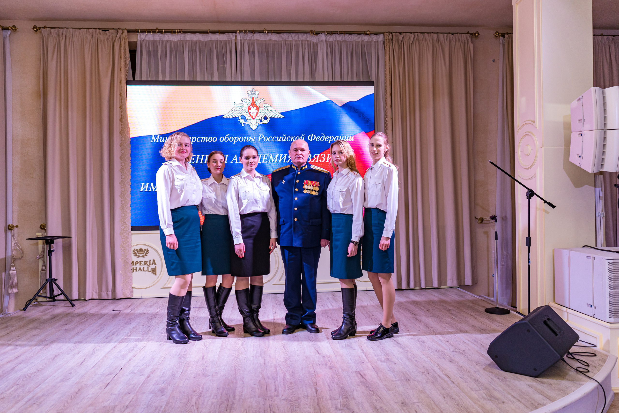 Фотосъемка выпуска военной академии и вручение дипломов