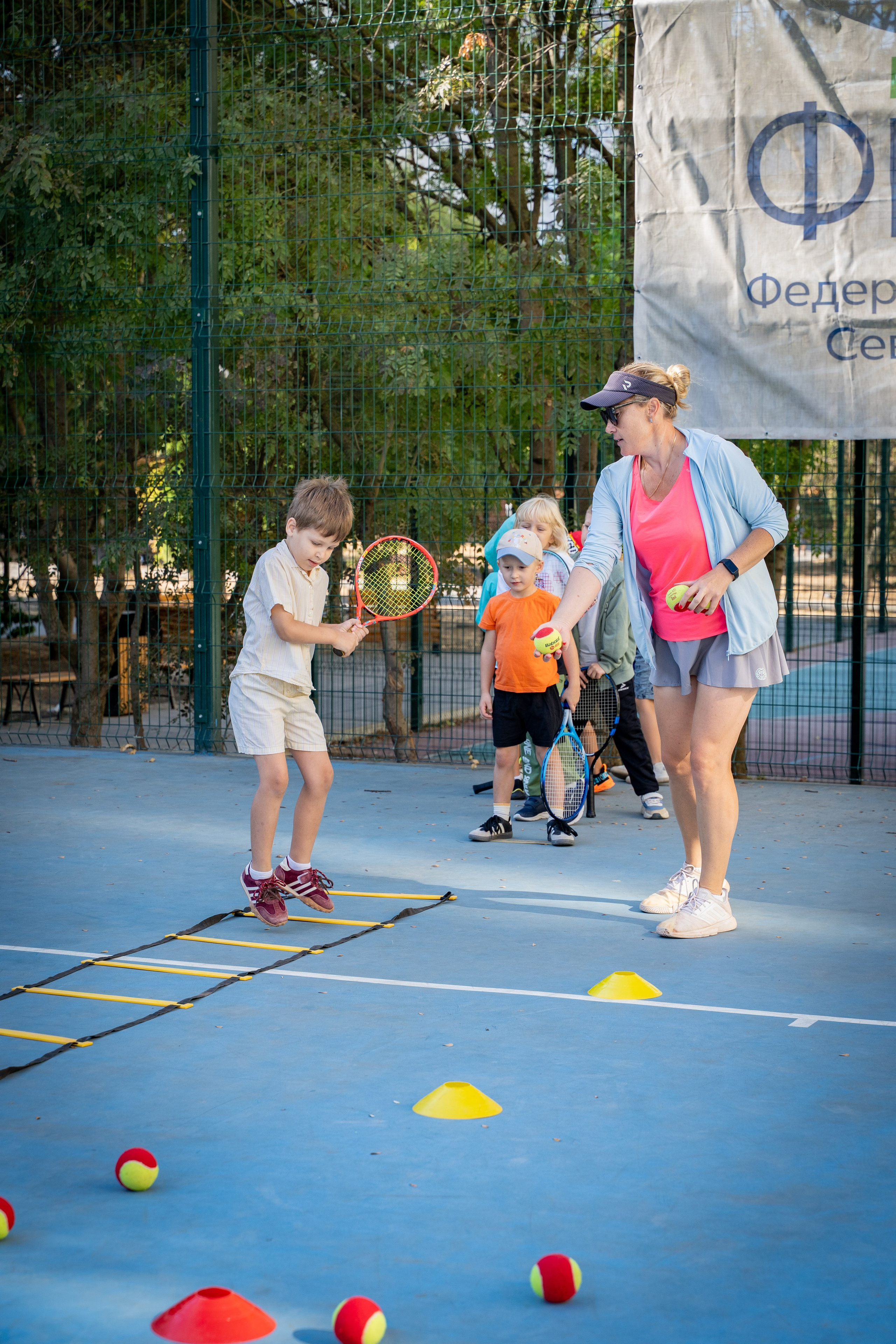 Федерация тенниса Севастополь. Малыши. Анастасия Дунаева. Фотограф в Севастополе