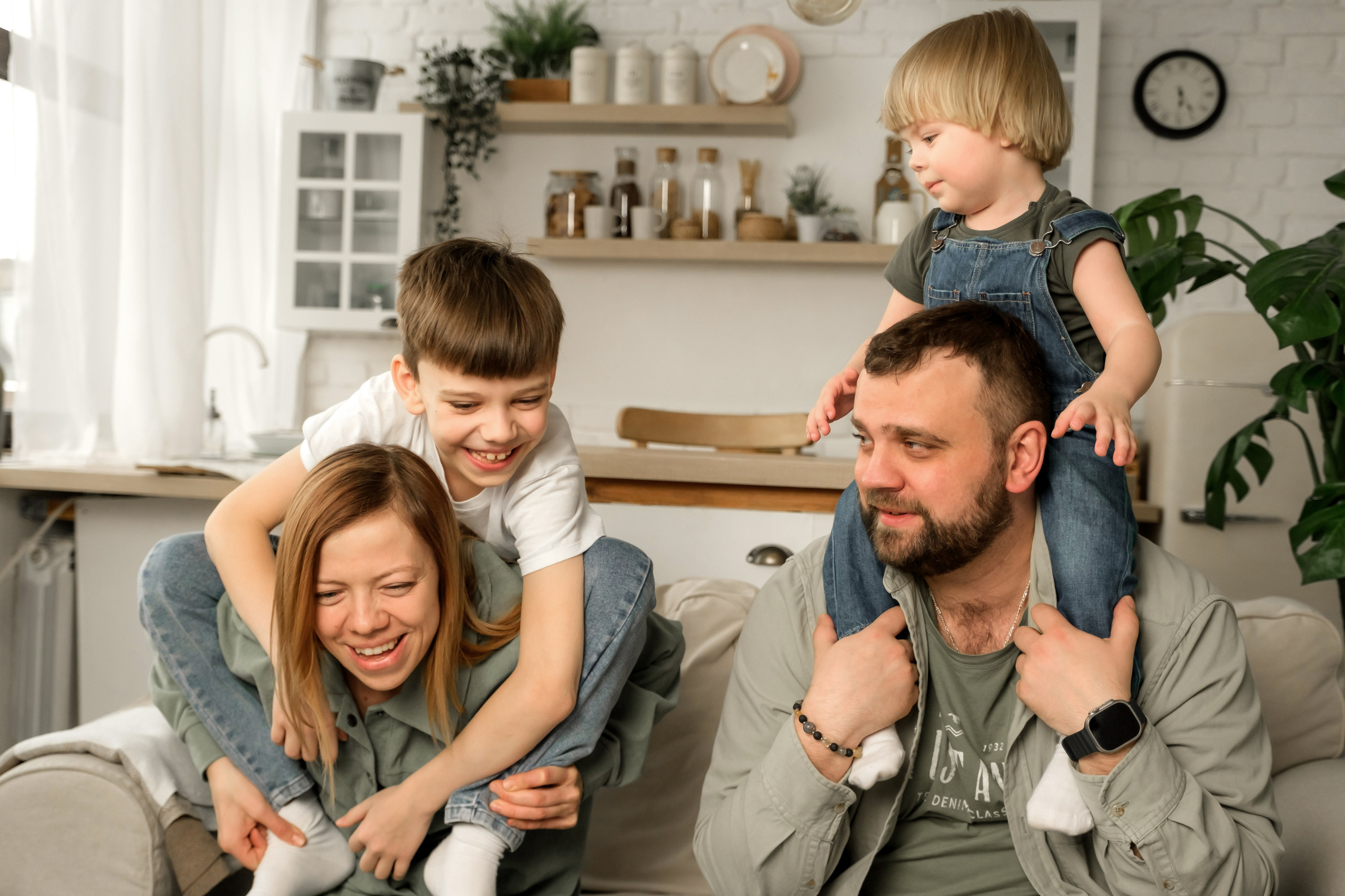 Домашняя съемка семьи Ольги