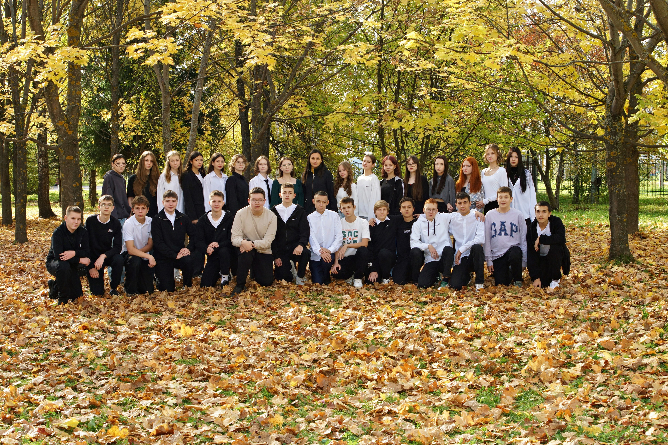 Осенняя фотосессия в школе г. Йошкар-Ола