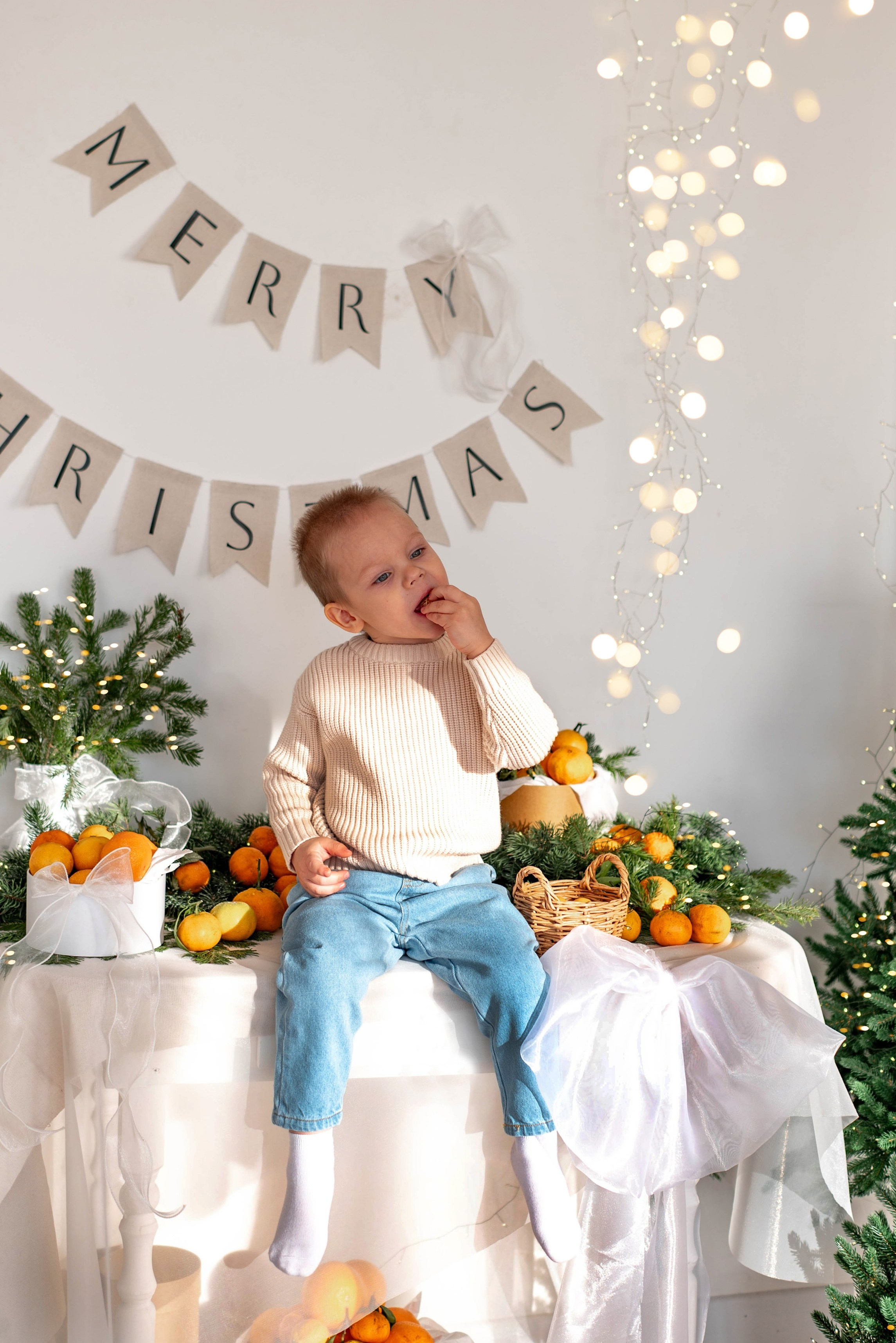 Молодая семья в новогодней атмосфере. Семейный и свадебный фотограф в Абакане Юлия Су