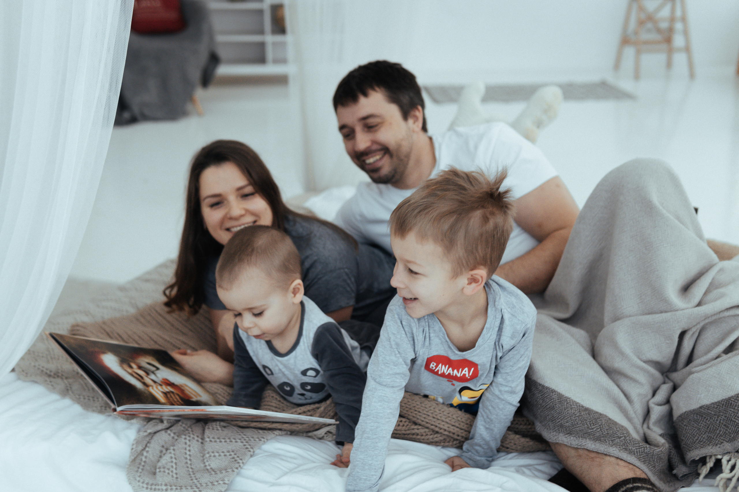 Ольга с семьей. Семейный, детский и лайфстайл фотограф в Москве Альбина Соколова