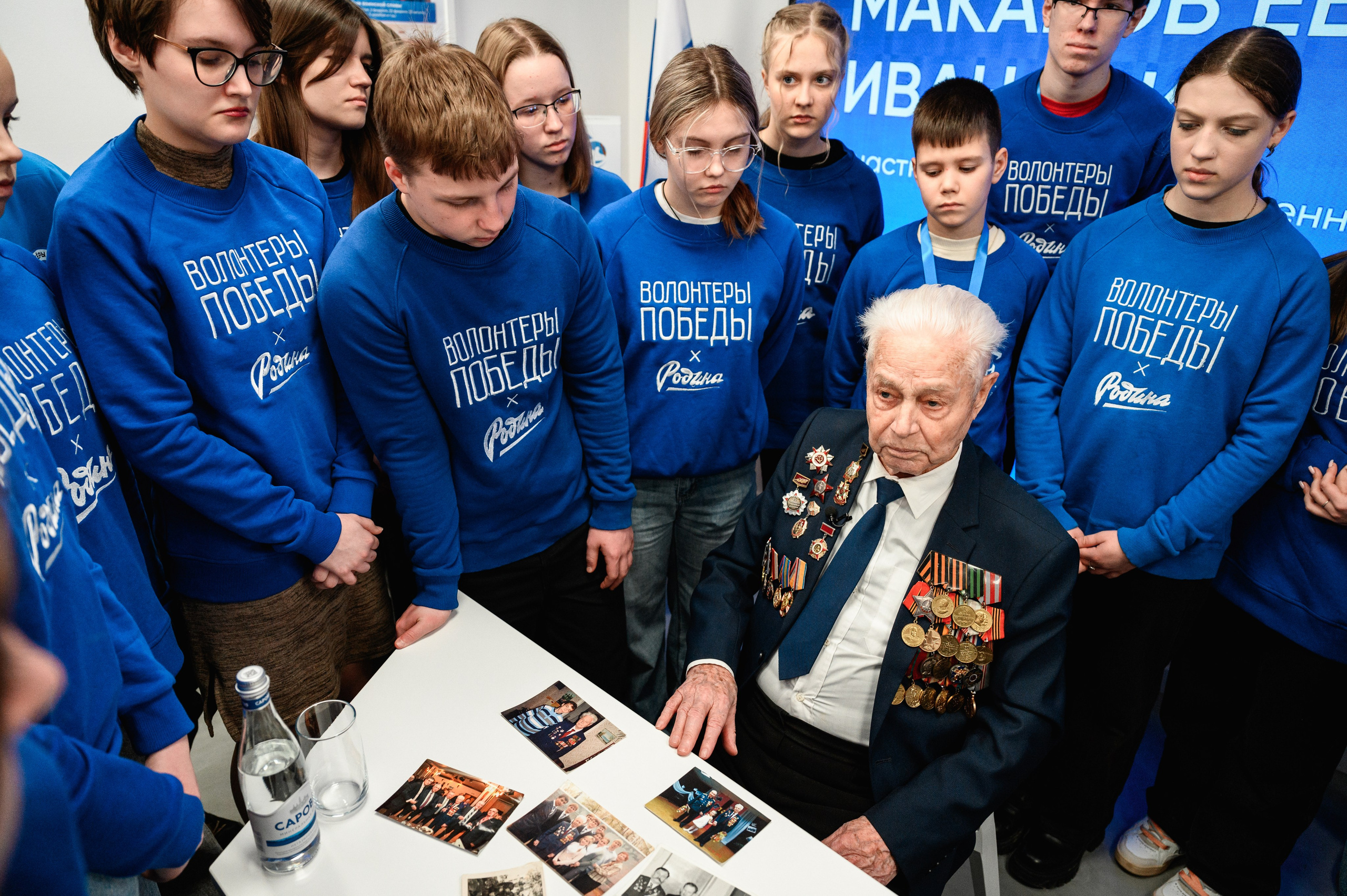 Встреча с ветераном. Фотограф Захваткин Роман