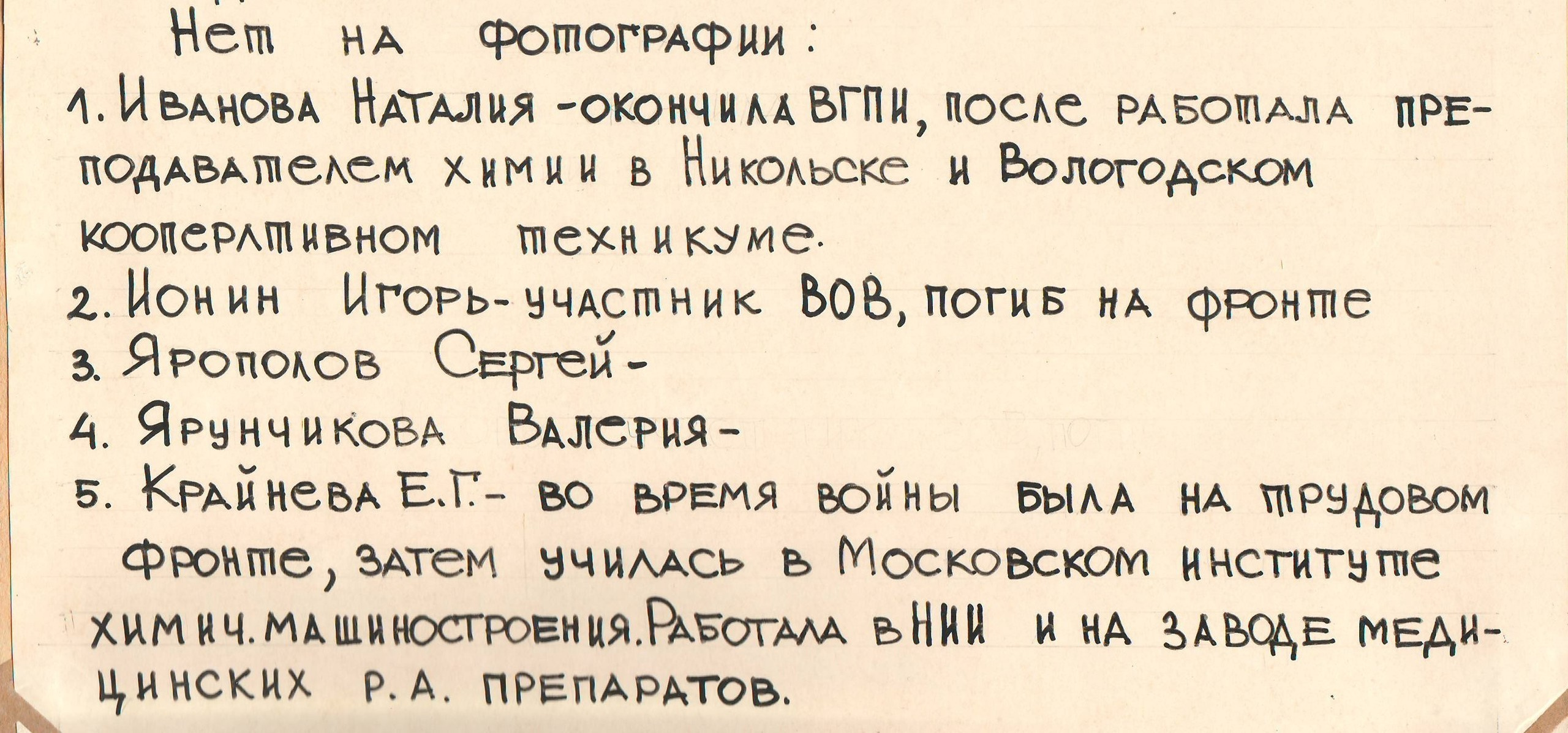 Выпуск 1941 г. Нет на фото