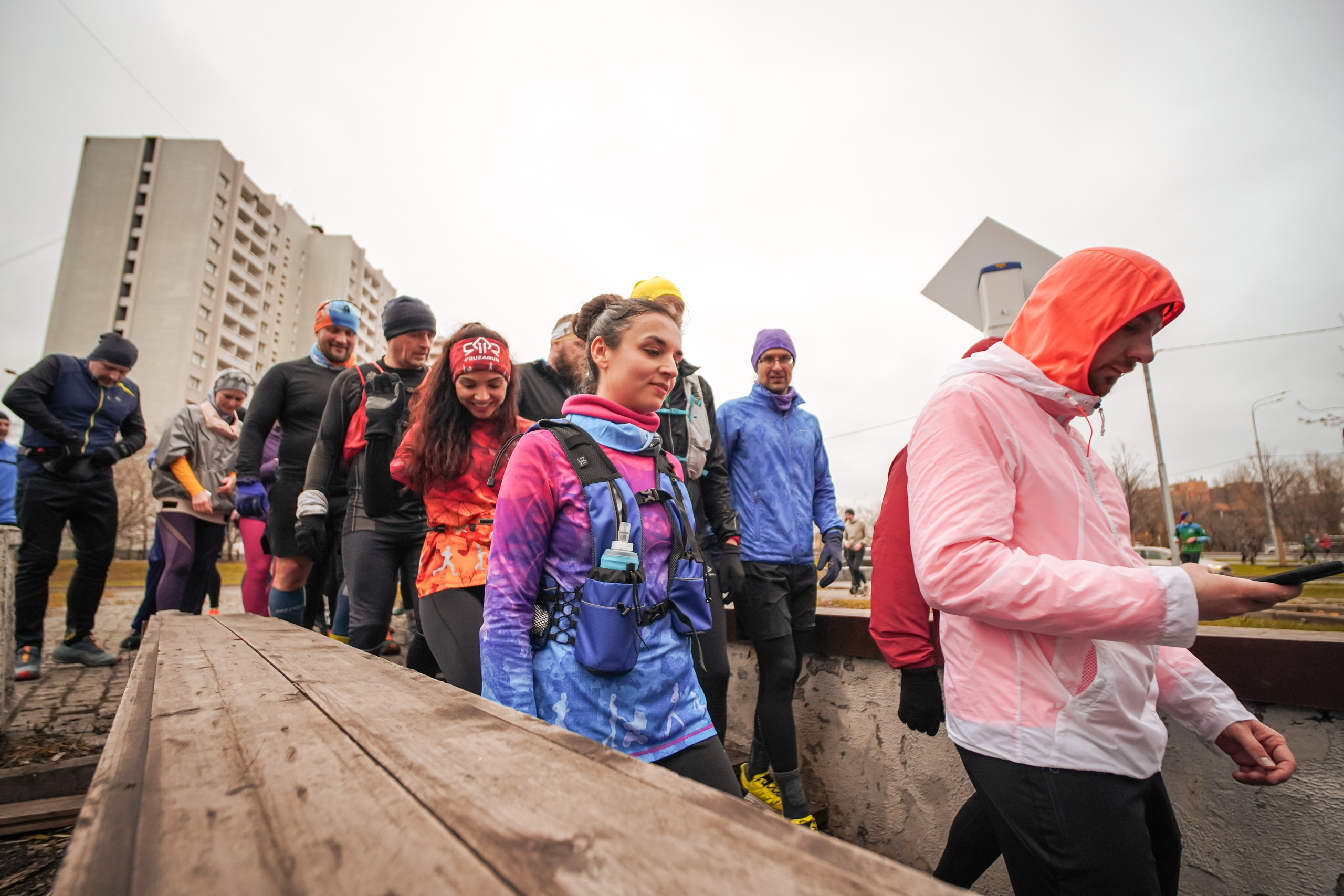 #марафонудома #яuzarun 2024 2-я петля, группа 6:30. Роман Капилюшов. Бег. Фото. Видео. г. Люберцы