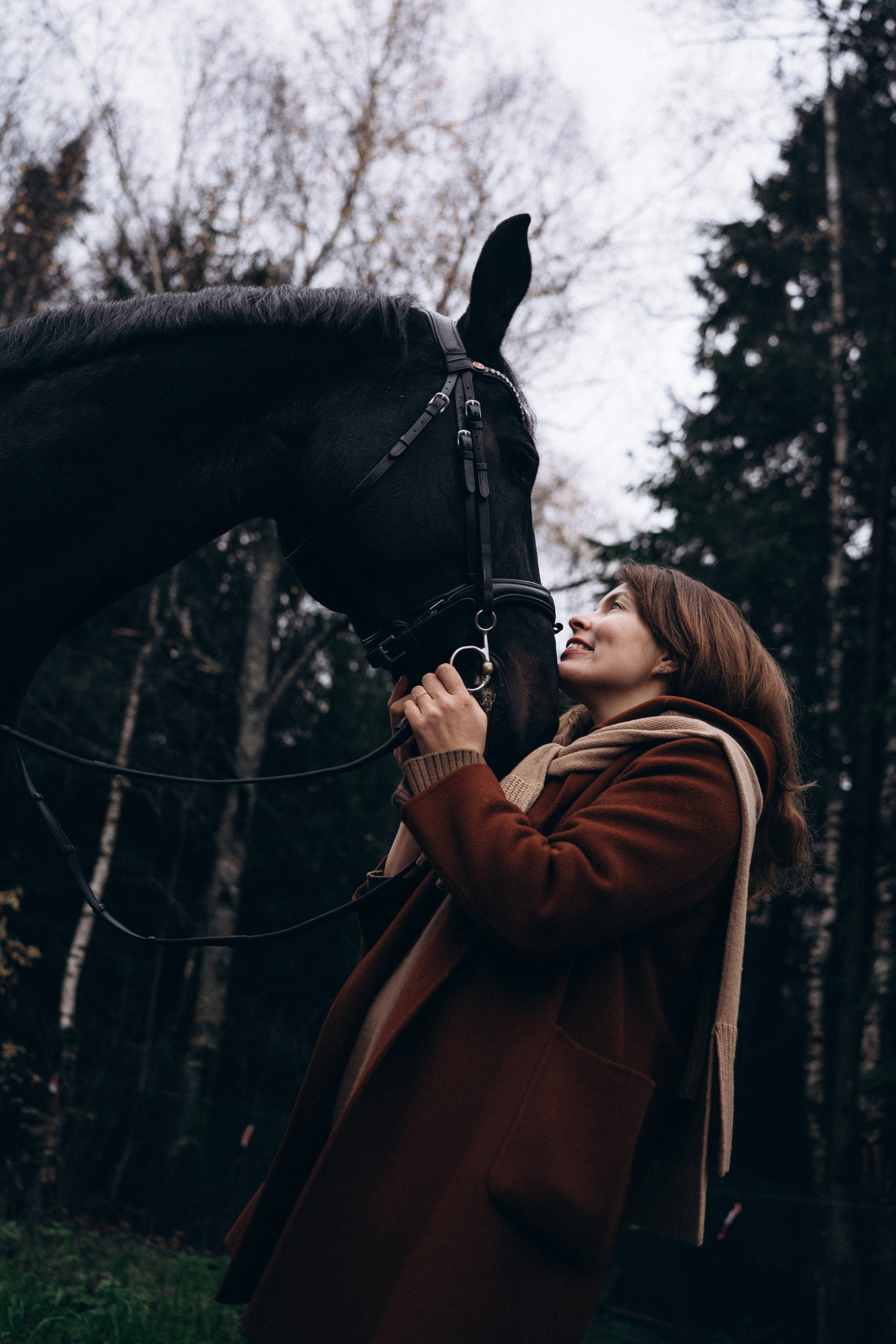 Фотосессия с лошадьми. Фотограф Новорожденных в Москве. Семейные истории в стиле LIFE