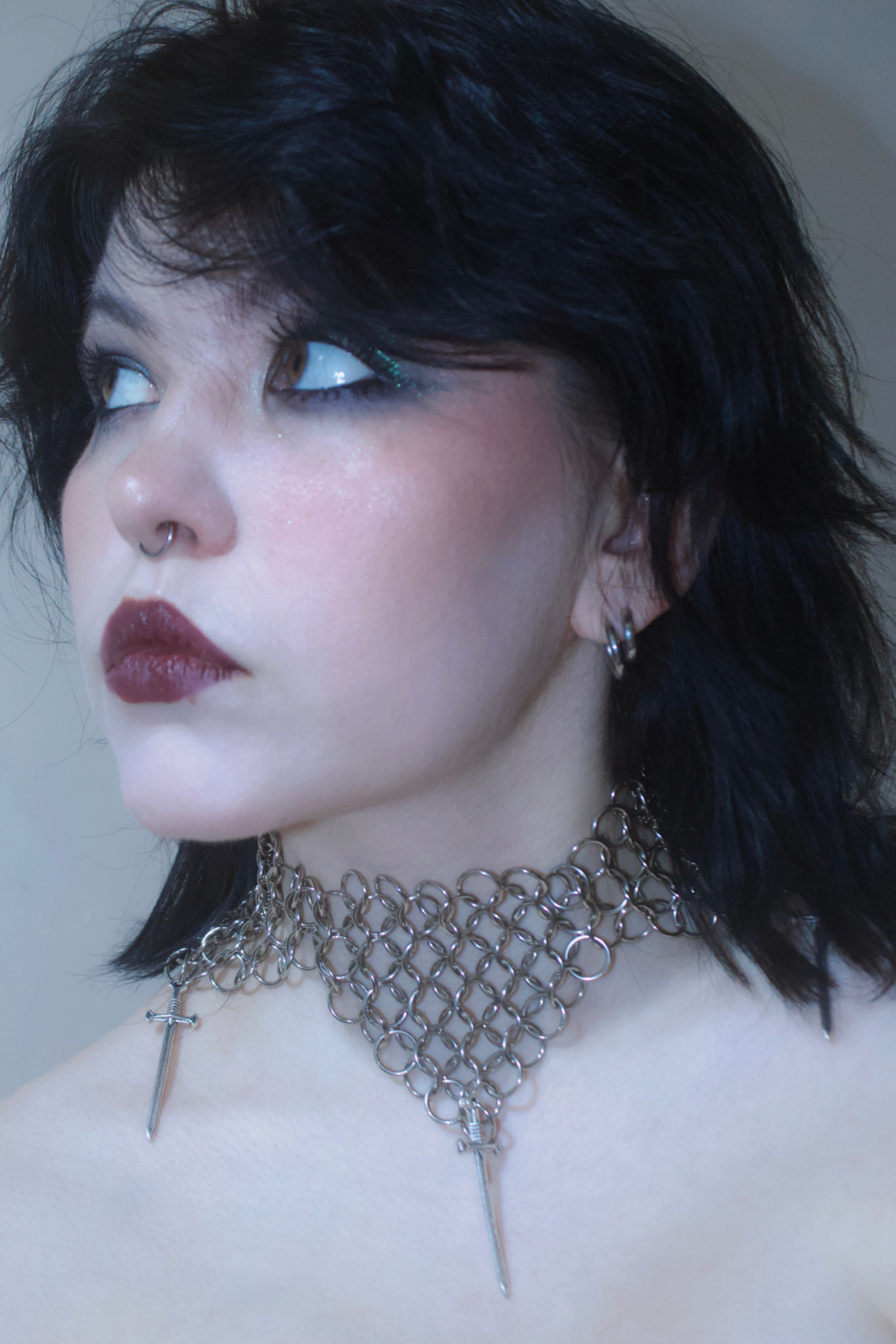 Чокеры из кольчуги. Украшения из кольчуги в Москве Соня Спросонья