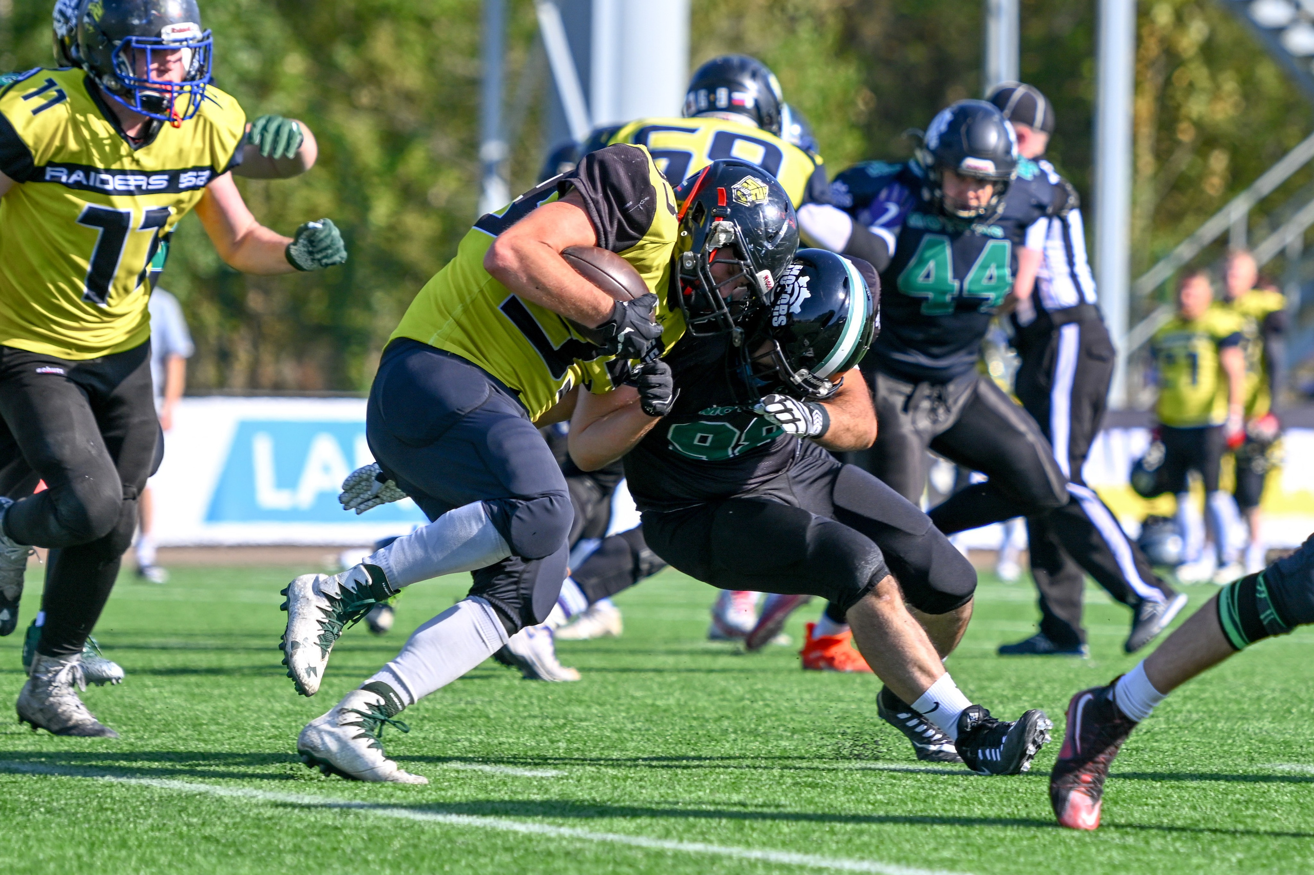 Американский футбол. Спортивный и репортажный фотограф в Казани Вячеслав Сатонин