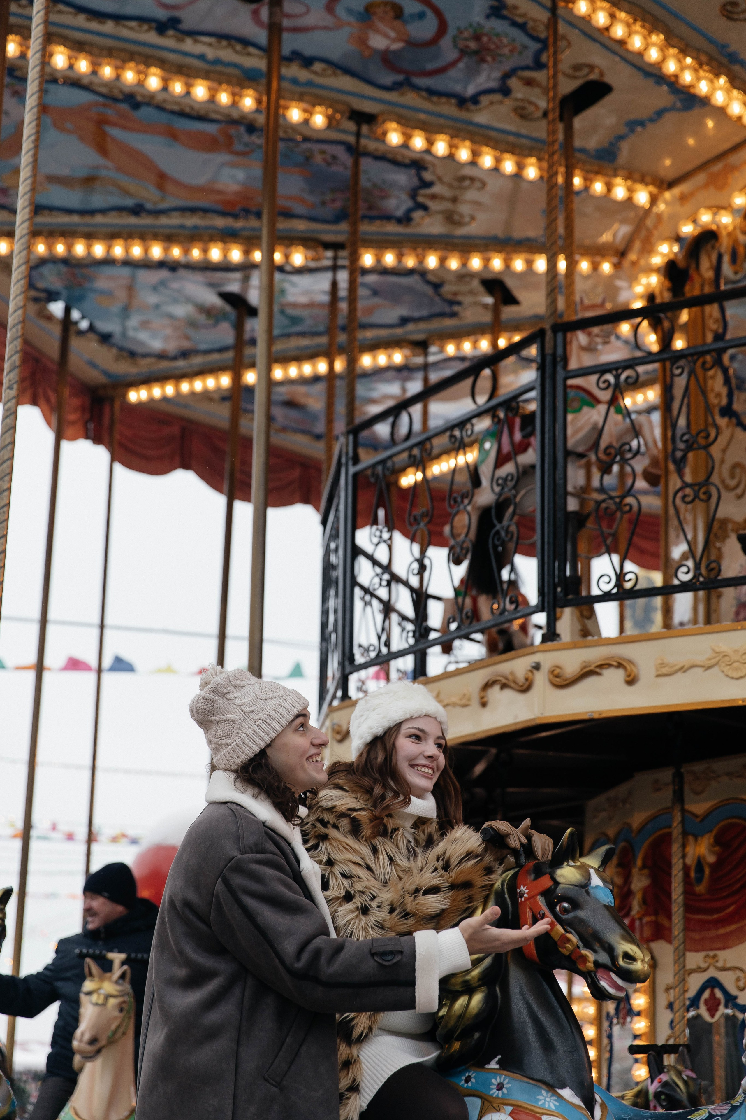 Зимняя история любви. Фотограф индивидуальных женских портретов и LOVEstory в Москве