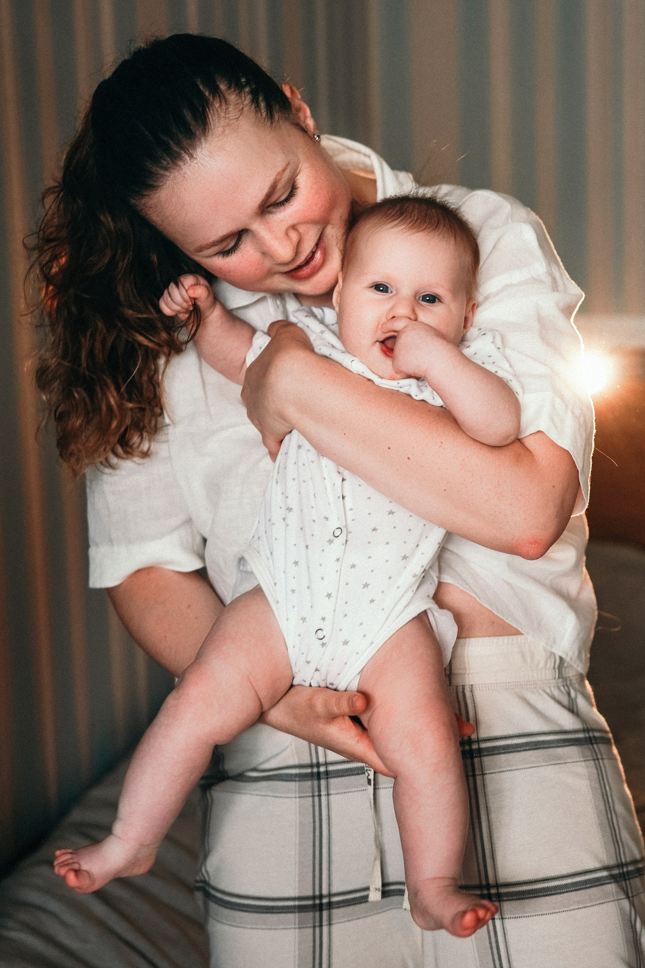 Домашняя фотосессия Ирины и Киры. Детский, семейный и ньюборн фотограф в Москве Юлия Шуарт