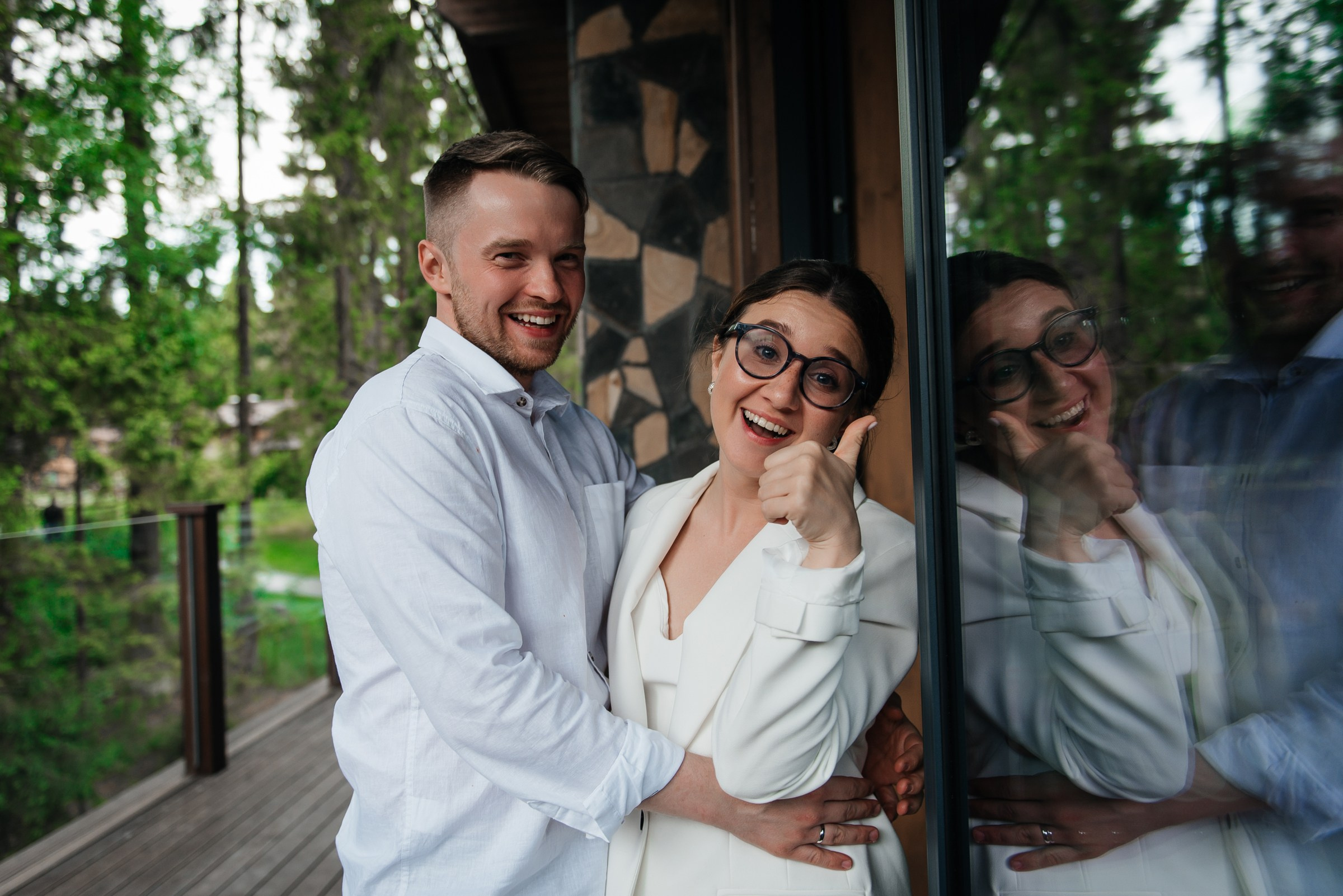 свадебный ужин в ресторане Чаща в Охта парке