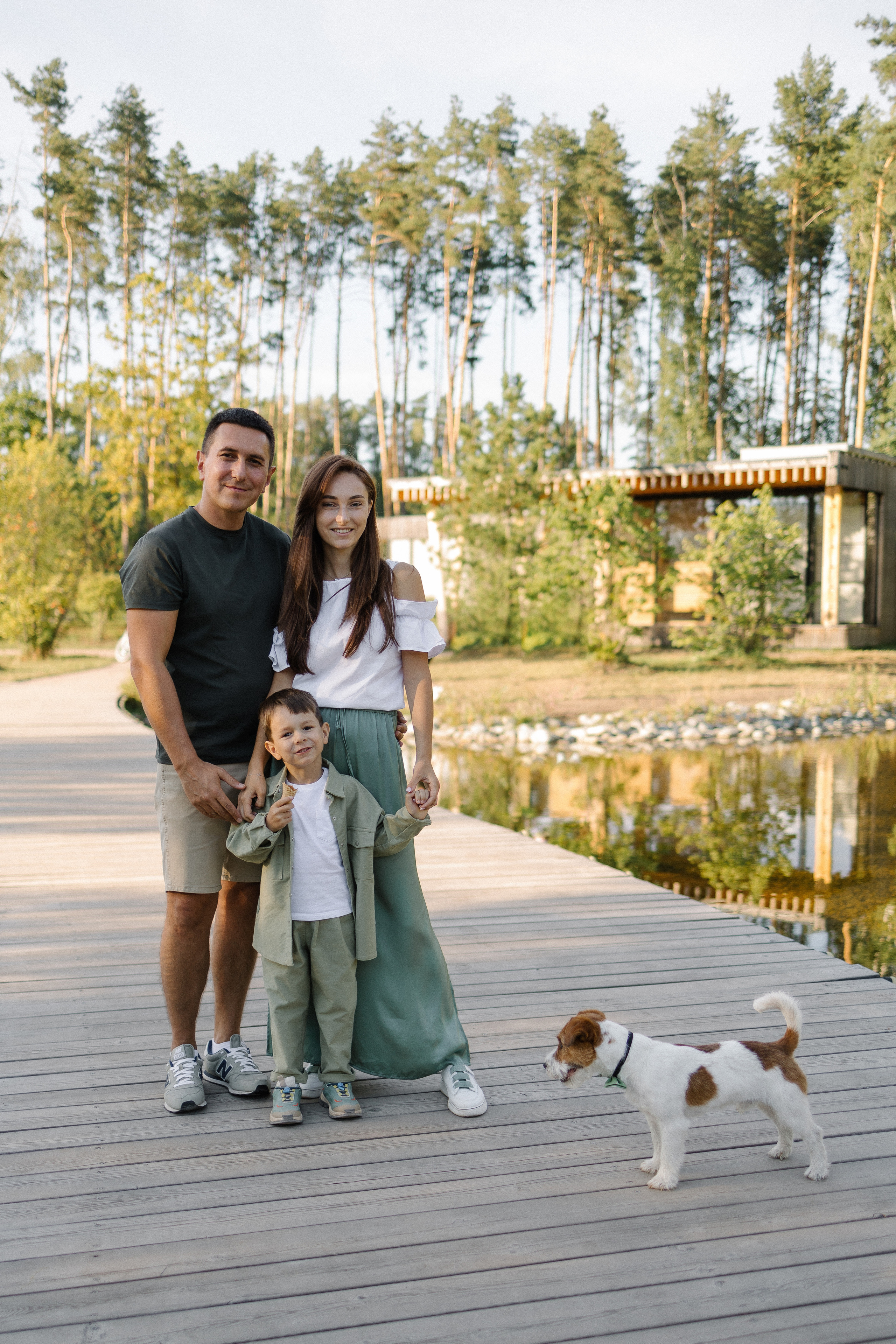 Ольга и её семья. Прогулка. Семейный фотограф Мария Маркова Москва и Одинцово