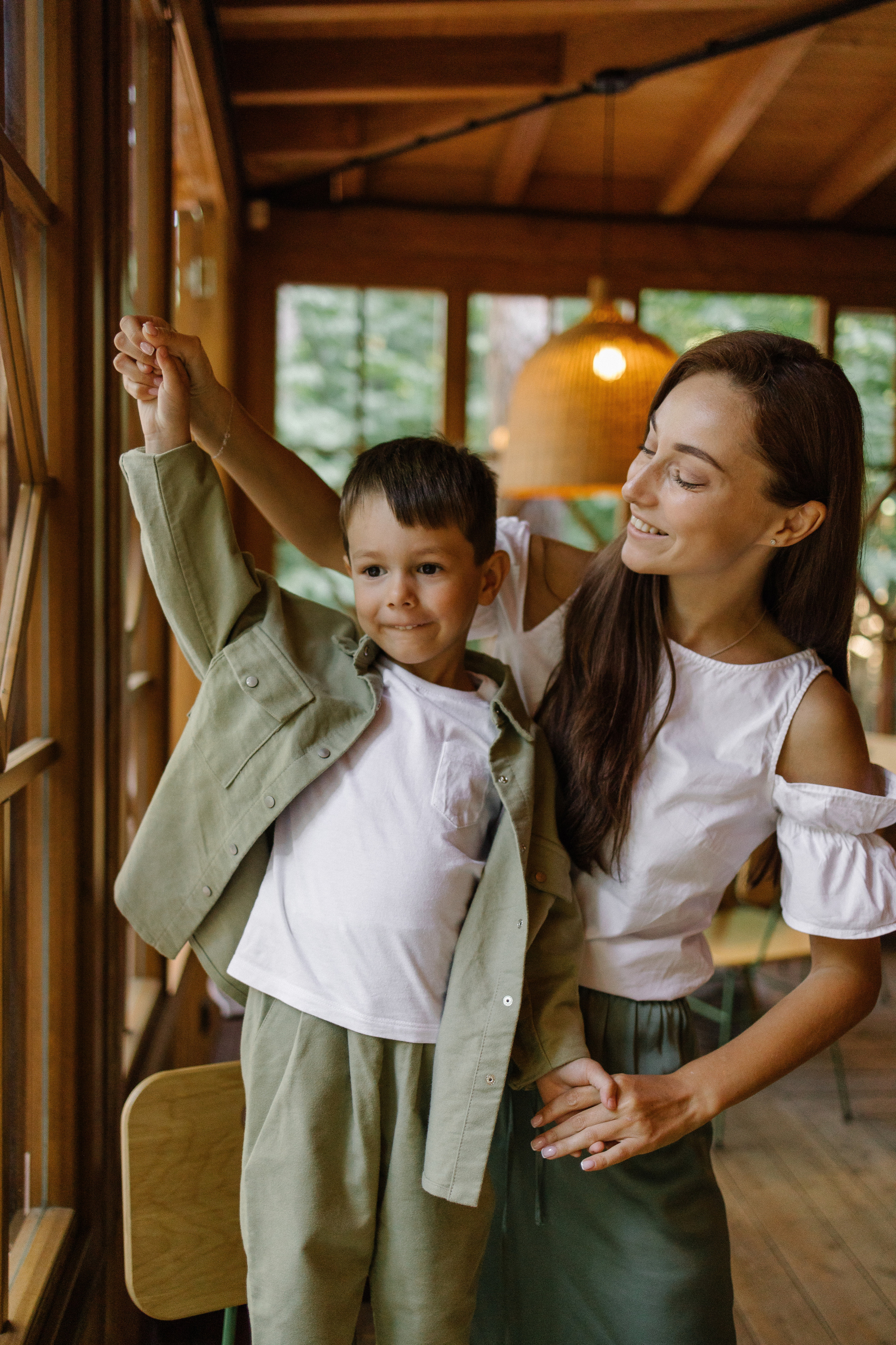 Ольга и её семья. Прогулка. Семейный фотограф Мария Маркова Москва и Одинцово